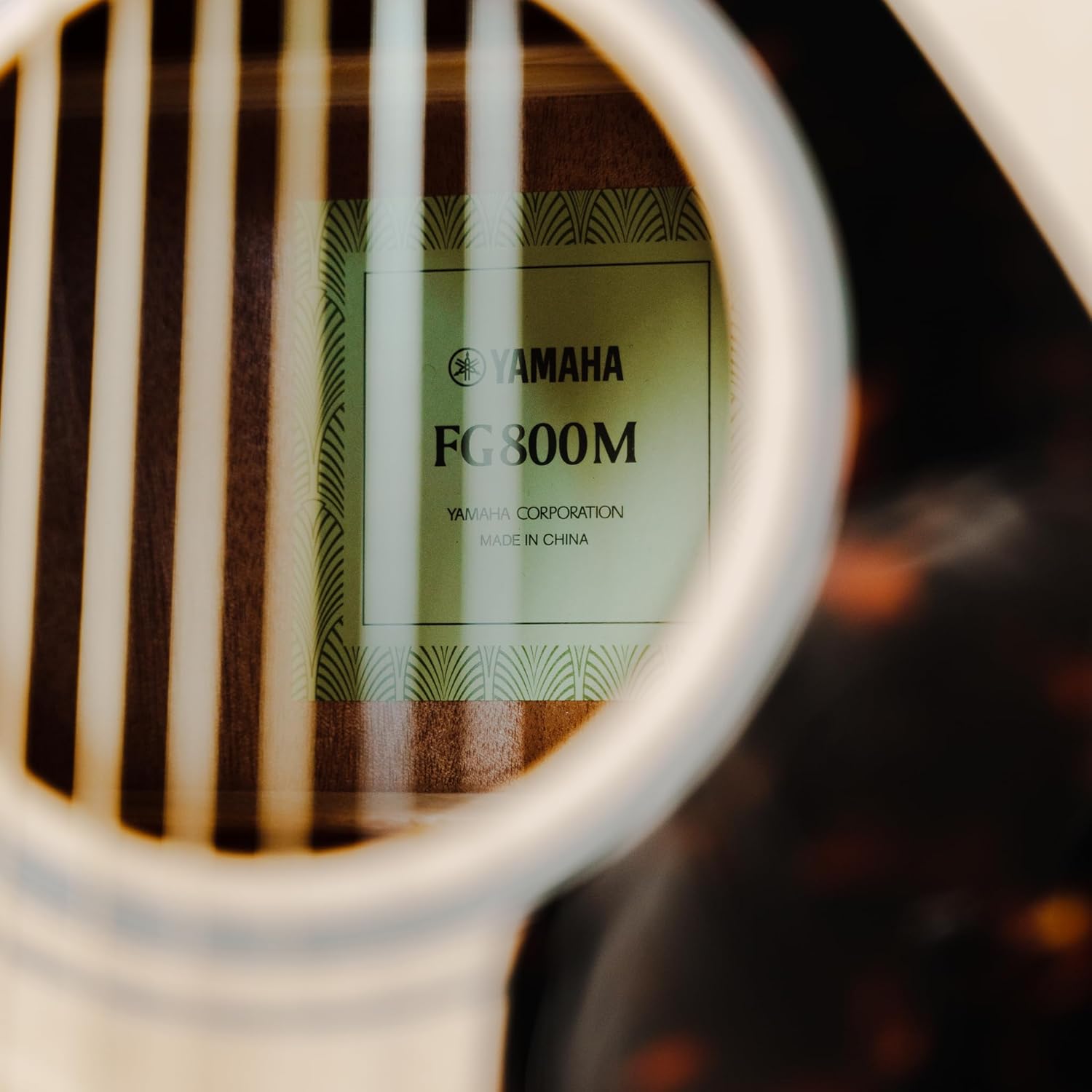 Yamaha FG800M matt natur - Akustische Westerngitarre mit authentischem Klang für Anfänger - 4-4 Gitarre aus Holz – Mit Voucher für 2 persönliche Online Lessons an der Yamaha Music School