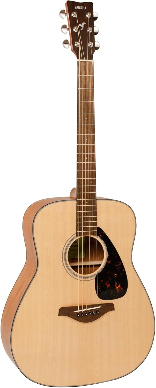 Yamaha FG800M matt natur - Akustische Westerngitarre mit authentischem Klang für Anfänger - 4-4 Gitarre aus Holz – Mit Voucher für 2 persönliche Online Lessons an der Yamaha Music School