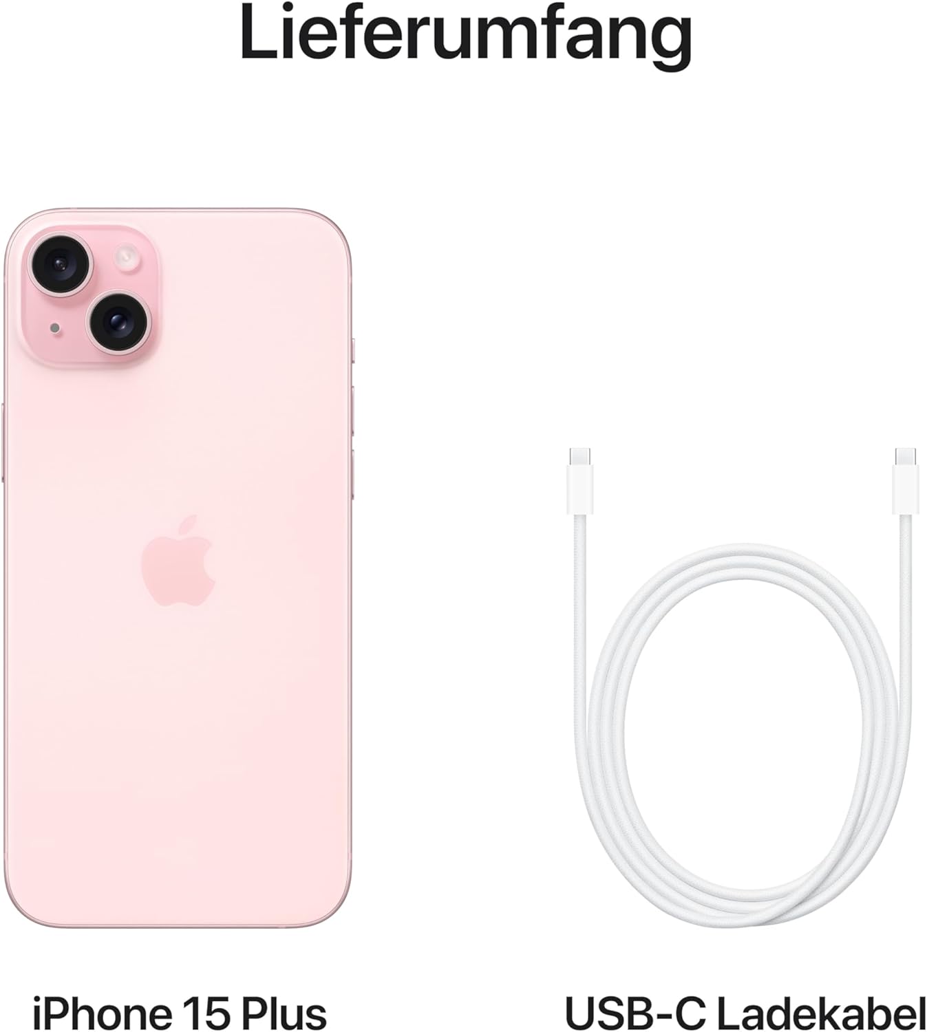 Apple iPhone 15 Plus (128 GB) - Schwarz