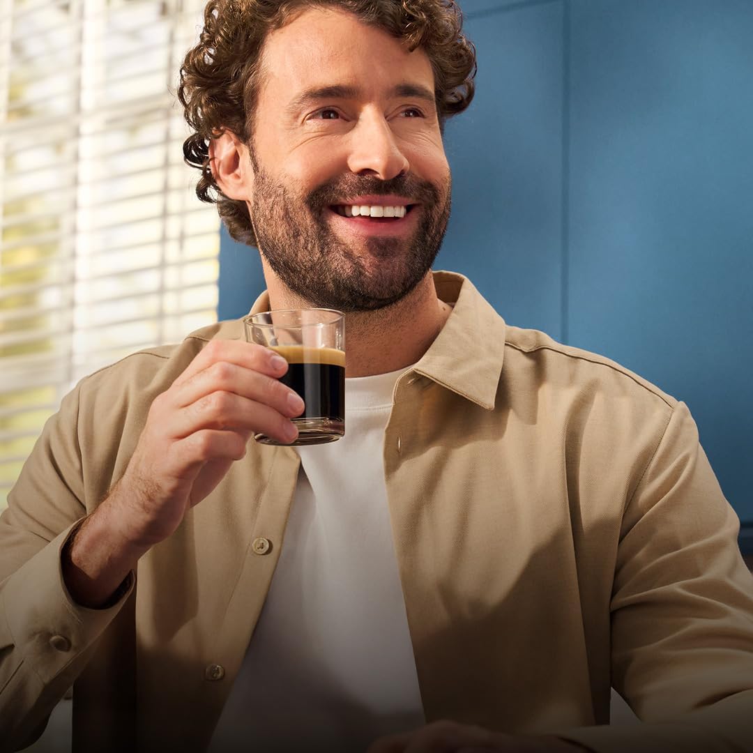 Philips Series 5400 Kaffeevollautomat – LatteGo Milchsystem, 12 Kaffeespezialitäten, Intuitives Display, 4 Benutzerprofile, Schwarz (EP5441/50)