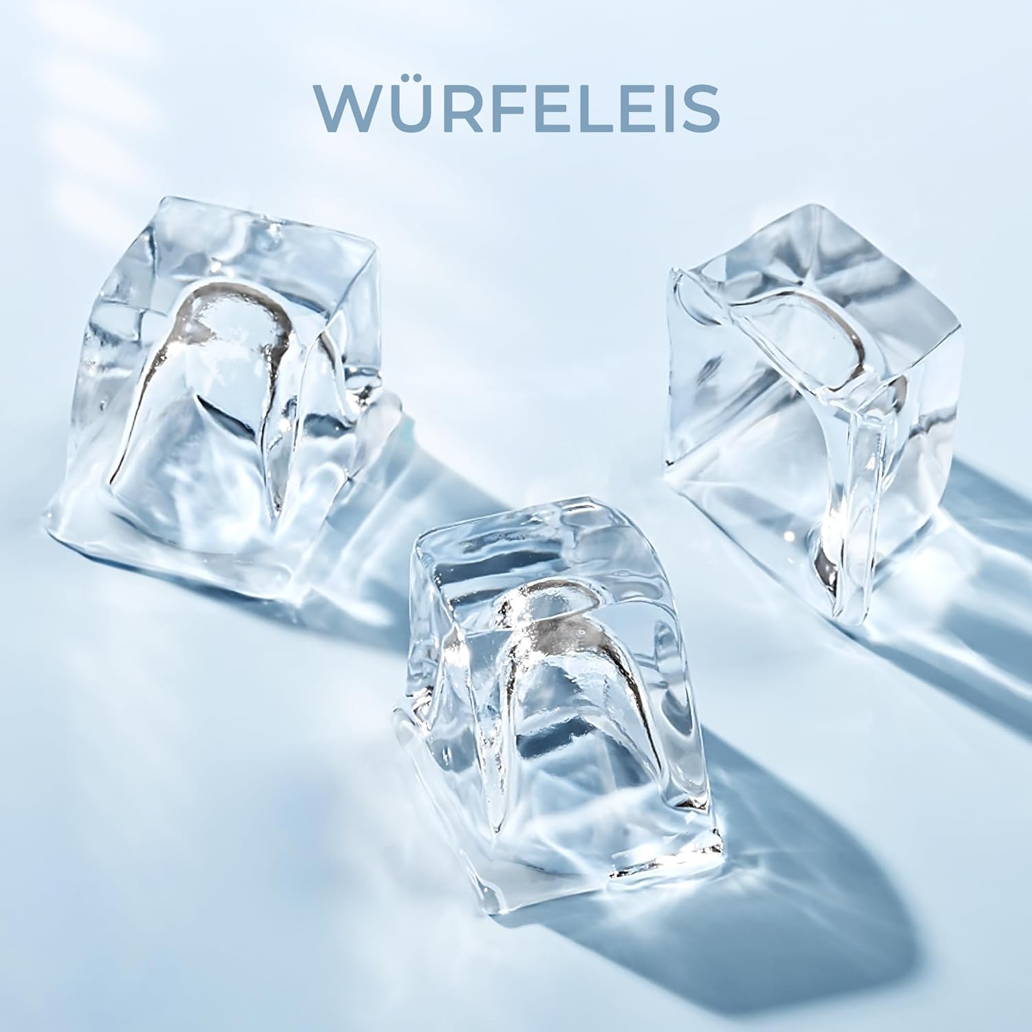 EUHOMY Eiswürfelmaschine Edelstahl, 24 Eiswürfel in 13 Minuten, 24kg/24H Eiswürfelmaschine gastro, selbstreinigender 3,2L Eisbereiter mit Eisschaufel und Korb für Zuhause/Küche/Büro/Bar/RV