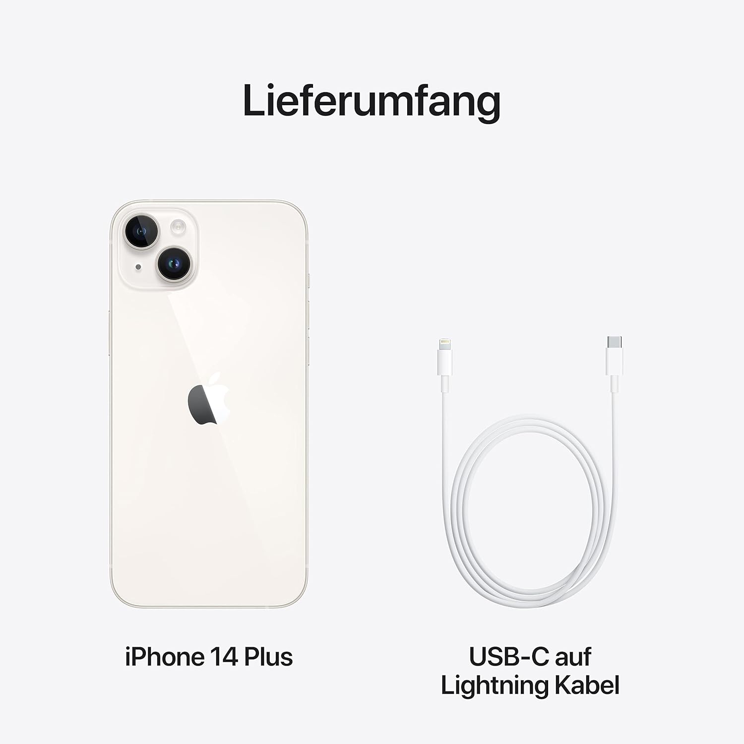 Apple iPhone 14 Plus (128 GB) - Polarstern