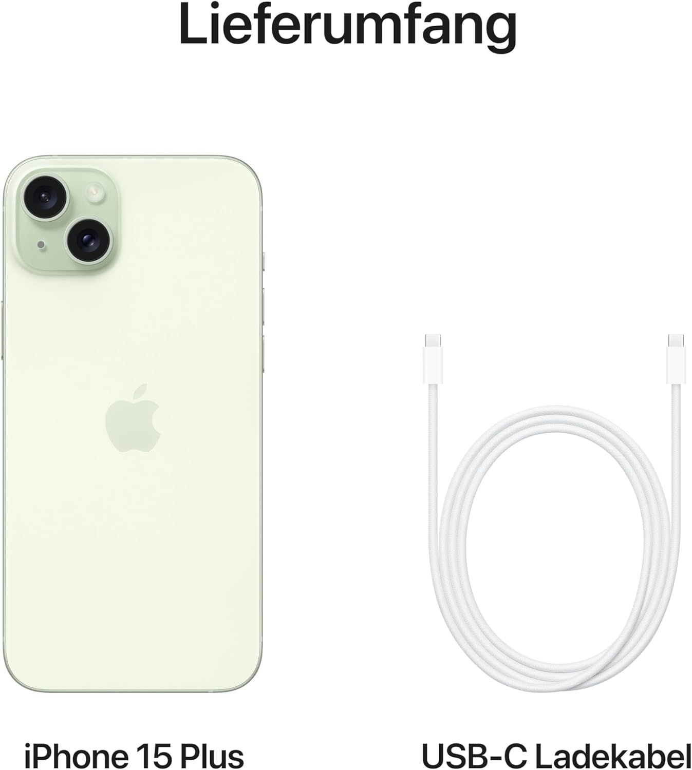 Apple iPhone 15 Plus (128 GB) - Schwarz