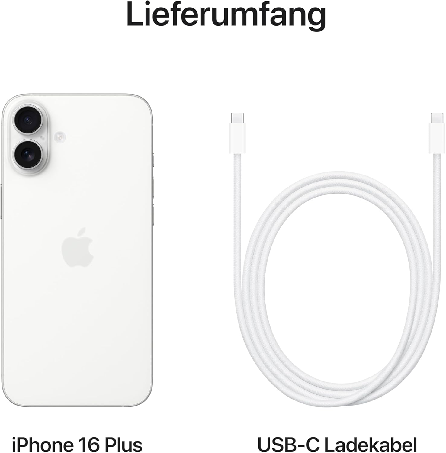 Apple iPhone 16 Plus 128 GB: 5G Handy mit Kamerasteuerung, A18 Chip und einem echten Boost für die Batterie. Funktioniert mit AirPods, Ultramarin