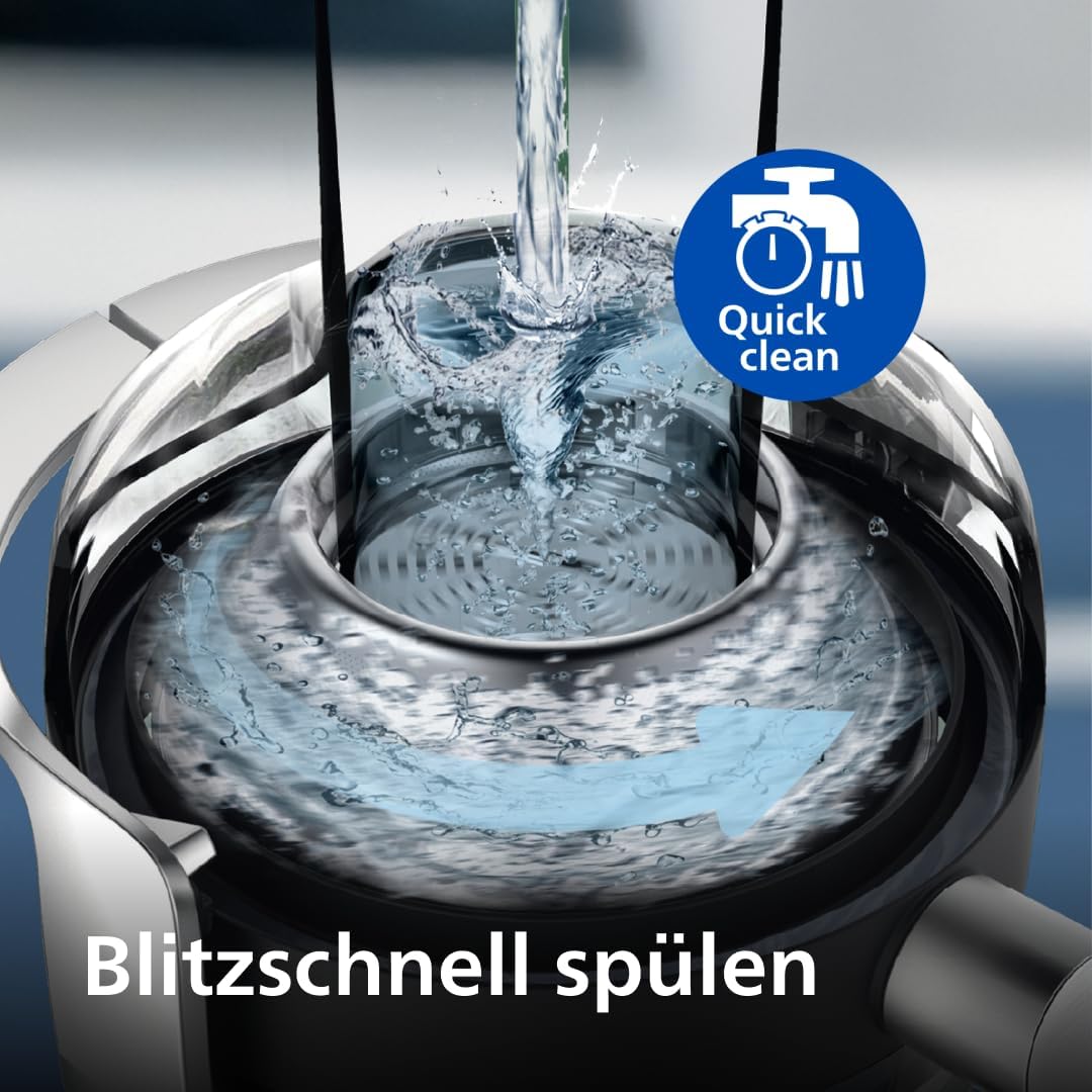 Philips 3000 Series Entsafter – XXL-Einfüllschacht, FibreBoost-Technologie, QuickClean, 2L Kapazität, 1100W leistungsstarker Motor für frischen & fruchtfleischreichen Saft (HR1921/20)