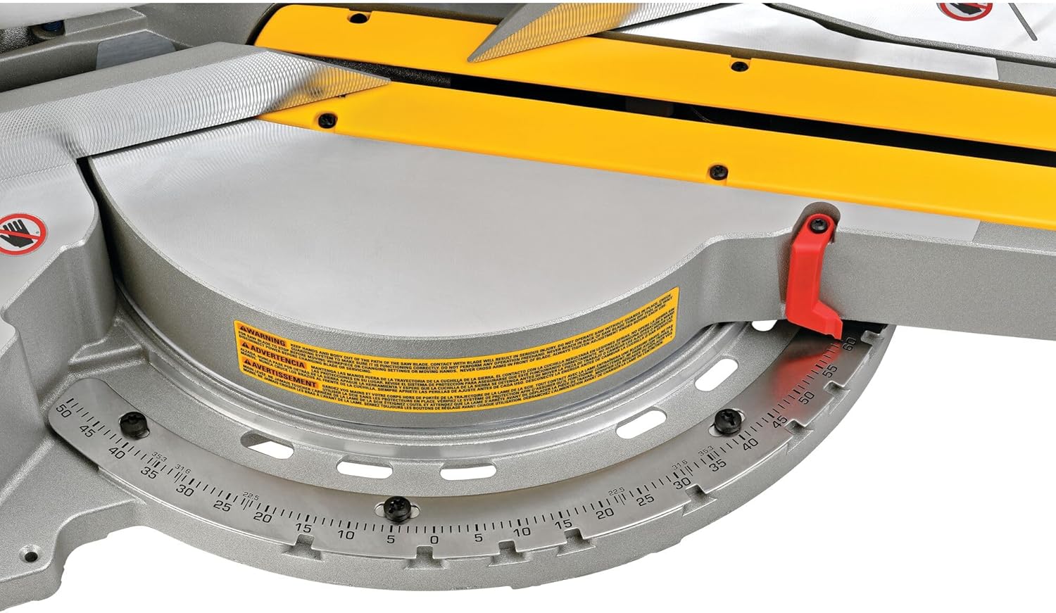 DEWALT Paneelsäge (1675 W, Schnittkapazität bis zu 110 x 303 mm, millimetergenaue Schnitte durch LED-unterstützte Schnittlinienanzeige) DWS780