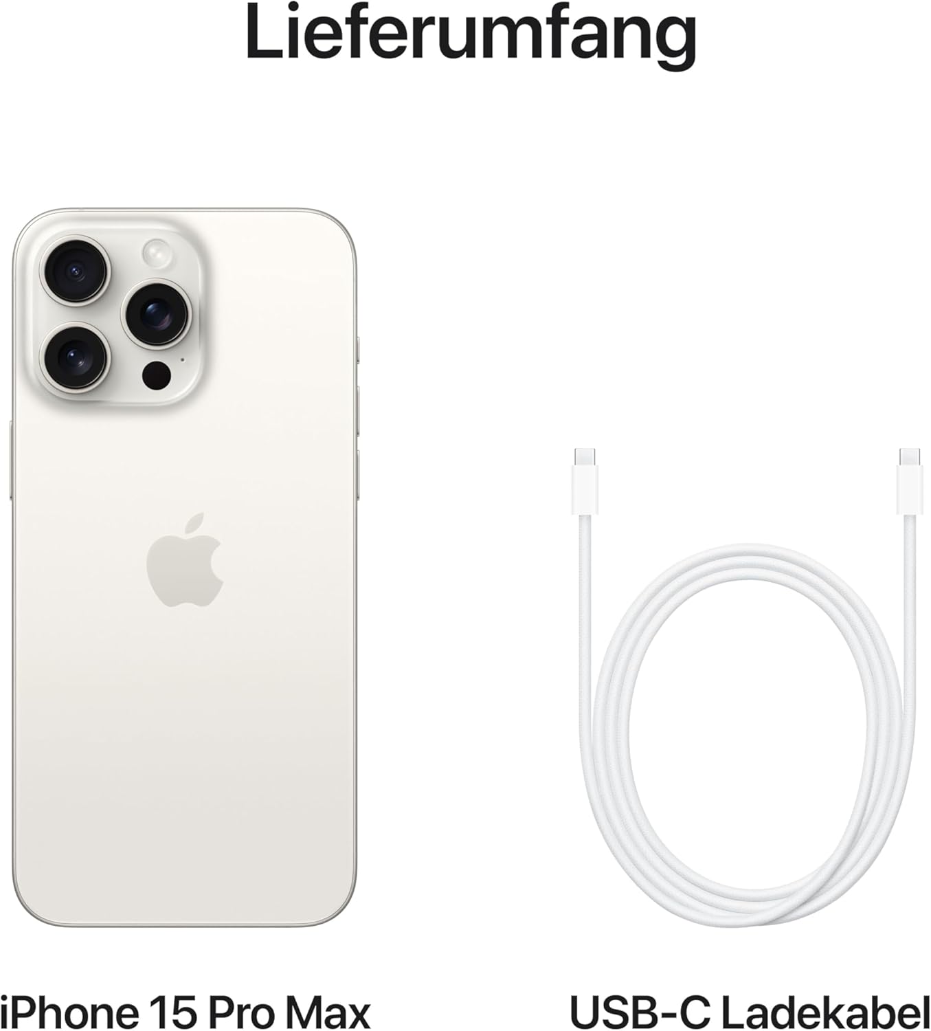 Apple iPhone 15 Pro Max (256 GB) - Titan Natur