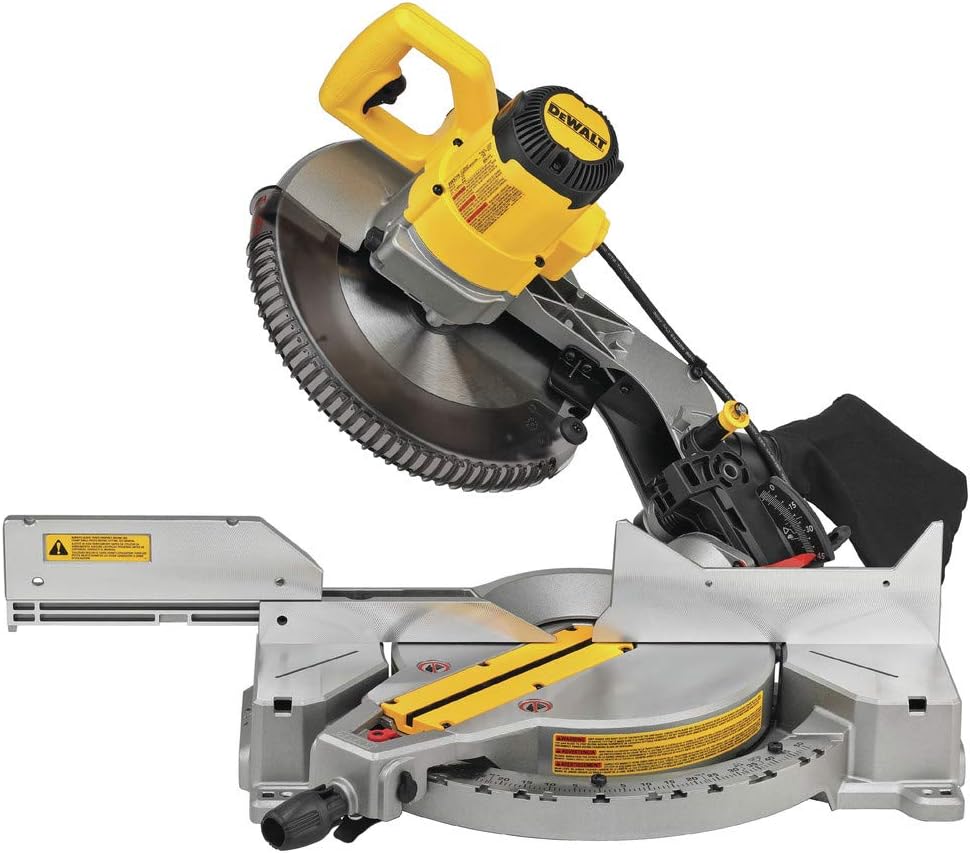 DEWALT 30,5 cm Gehrungssäge, 15 Ampere, einzelne Fase, Verbindung (DWS715)