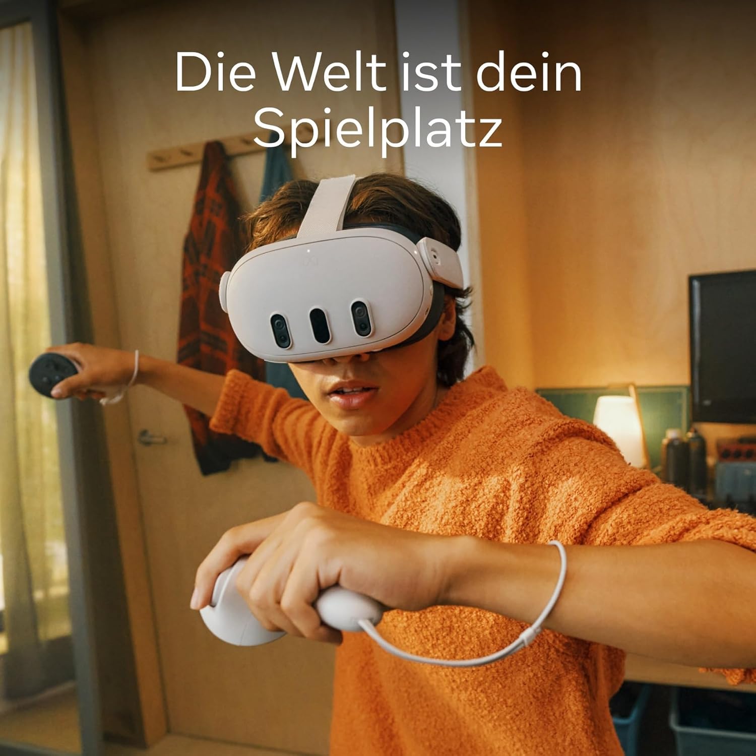 Meta Quest 3 512 GB – die leistungsstärkste Quest – ultimative Mixed-Reality-Erlebnisse – All-in-One-Headset mit Controllern, 4K-Auflösung + Infinite Display