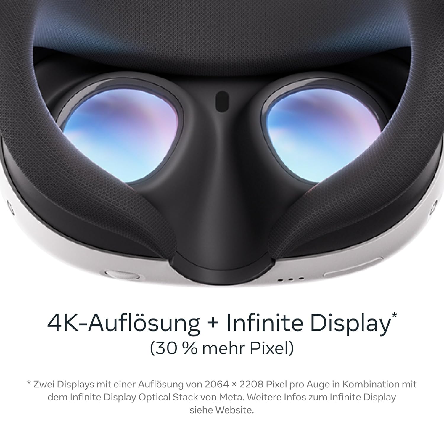 Meta Quest 3 512 GB – die leistungsstärkste Quest – ultimative Mixed-Reality-Erlebnisse – All-in-One-Headset mit Controllern, 4K-Auflösung + Infinite Display