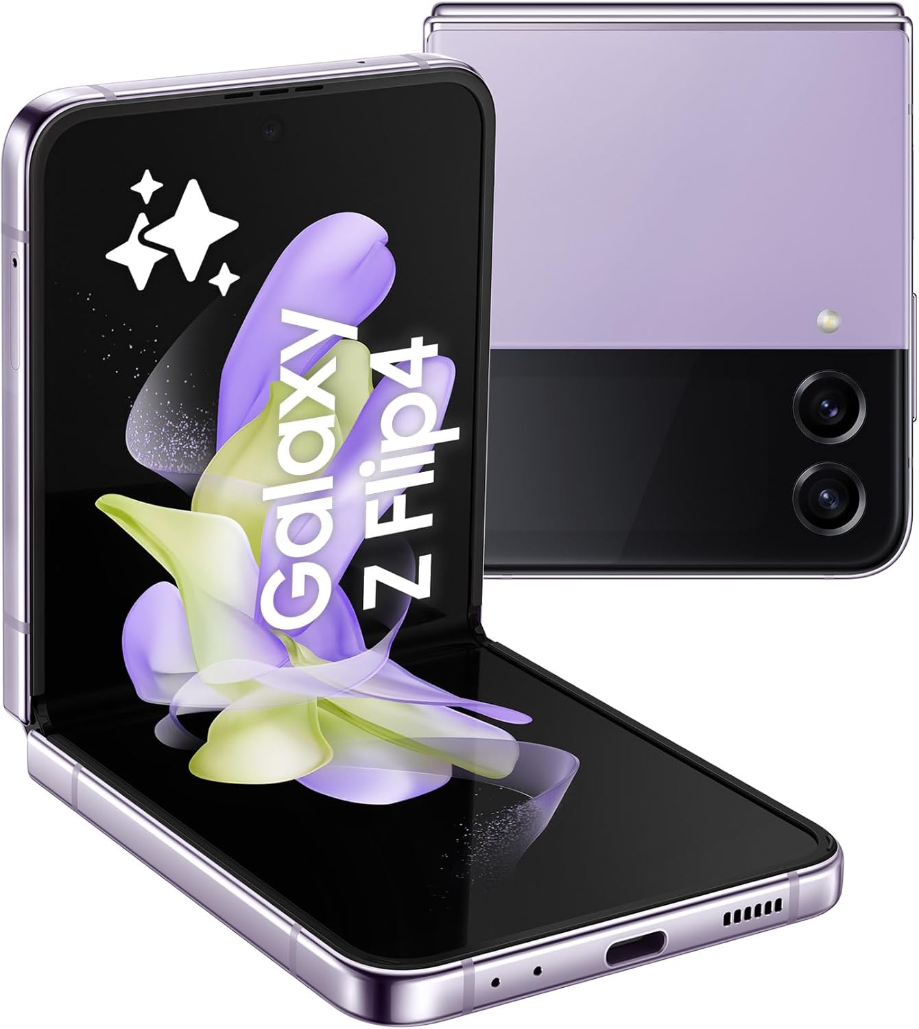 Samsung Galaxy Z Flip4 5G Smartphone Android Klapphandy 128GB, Graphite, inkl. 36 Monate Herstellergarantie