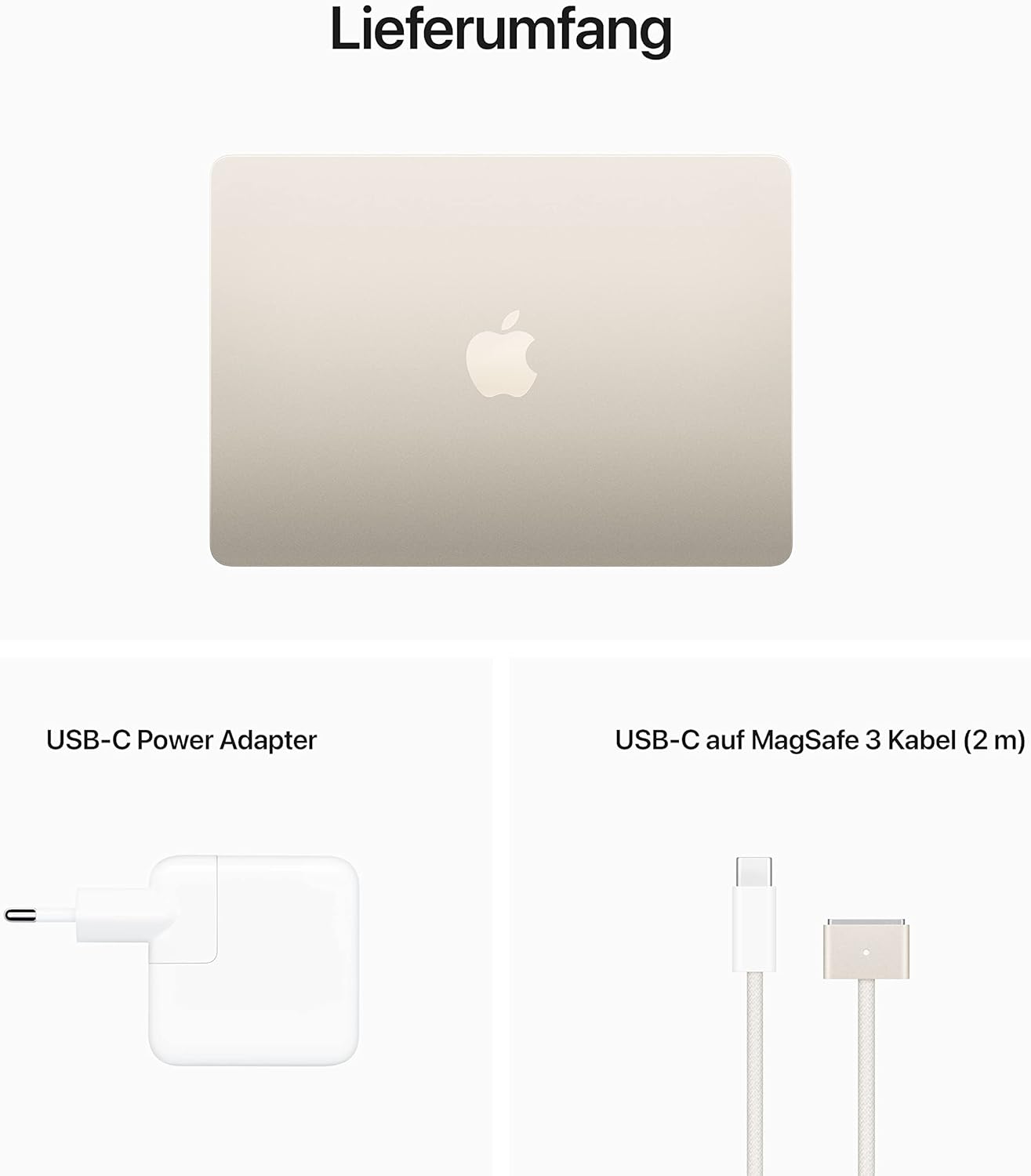 Apple MacBook Air Laptop mit M2 Chip: 13,6