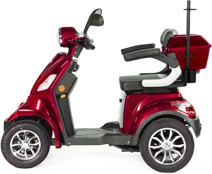 VELECO Seniorenmobil 4-Rad Elektromobil ElektroRoller 1000W FASTER