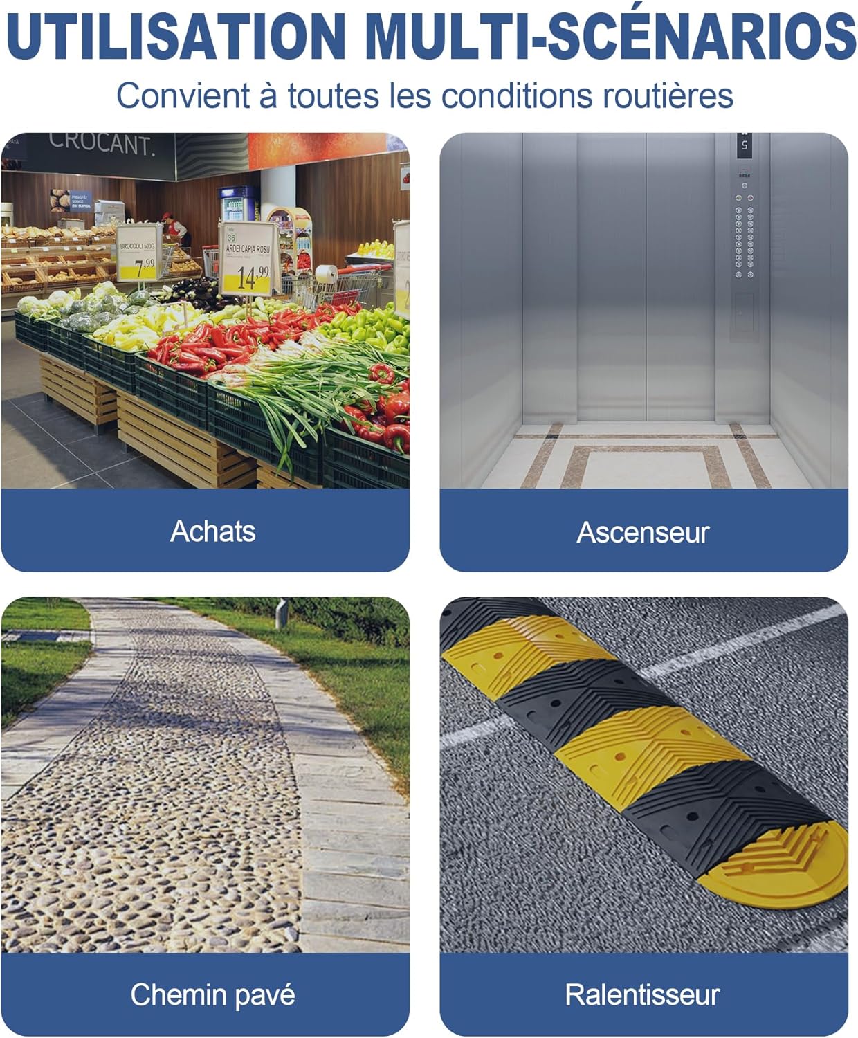 Z01 Elektromobil Klappbar für Senioren, 20KM Stabiler Mobilitätsroller 4 Räder (Rot)