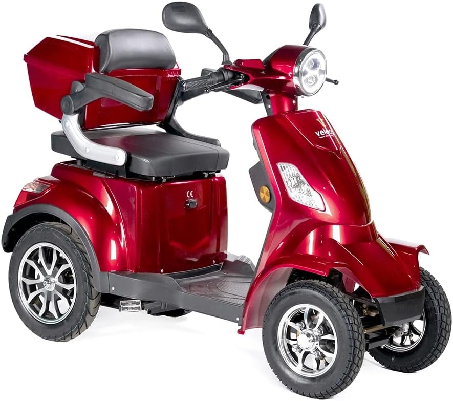 VELECO Seniorenmobil 4-Rad Elektromobil ElektroRoller 1000W FASTER