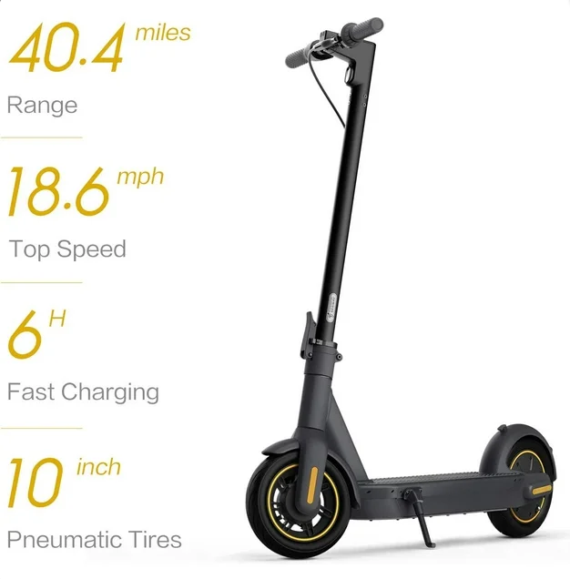 Segway Ninebot MAX Electric KickScooter-Power by 350W-1000W Motor