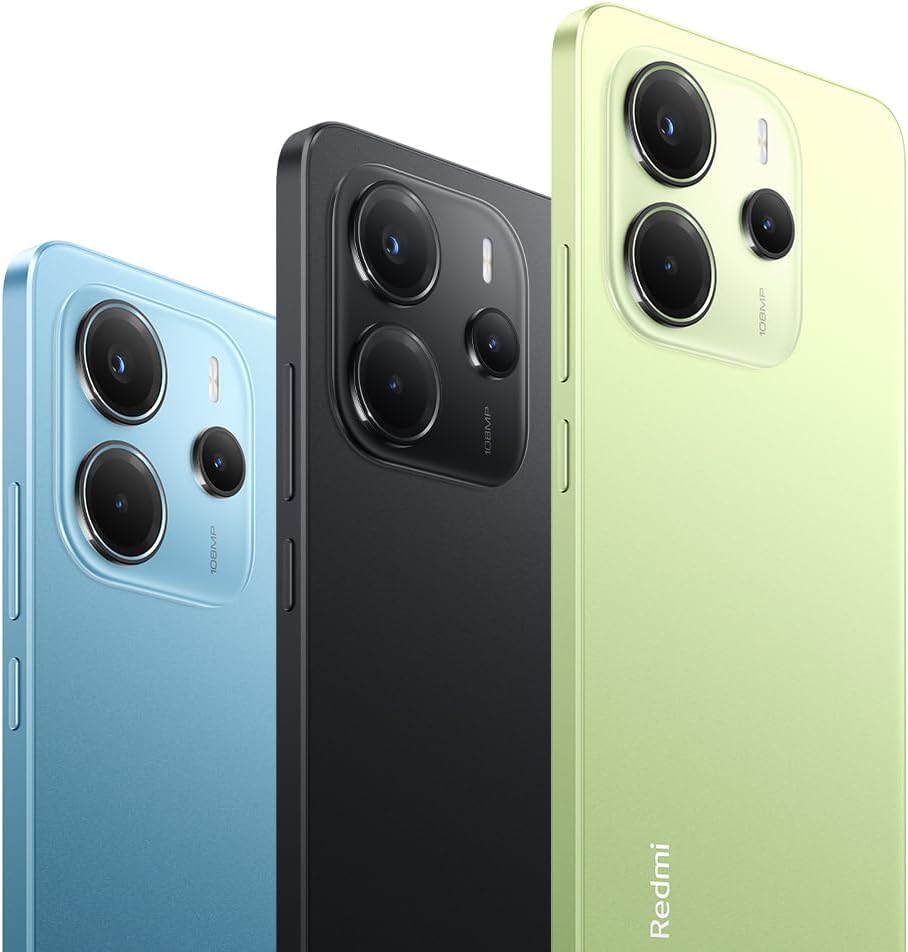 【DE】Xiaomi Redmi Note 14 Smartphone, 8 + 256GB, Blue, 108MP AI-Kamerasystem, 5500mAh Akku, 120Hz Augenschutzdisplay, AI-Funktionen