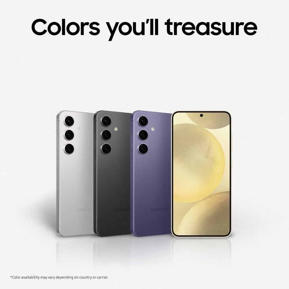 Samsung Galaxy S24, AI Android Smartphone, 8GB RAM, 256GB Storage, 50MP Camera, Long Battery Life, Onyx Black, 3 Year Manufacturer Extended Warranty (UK Version)