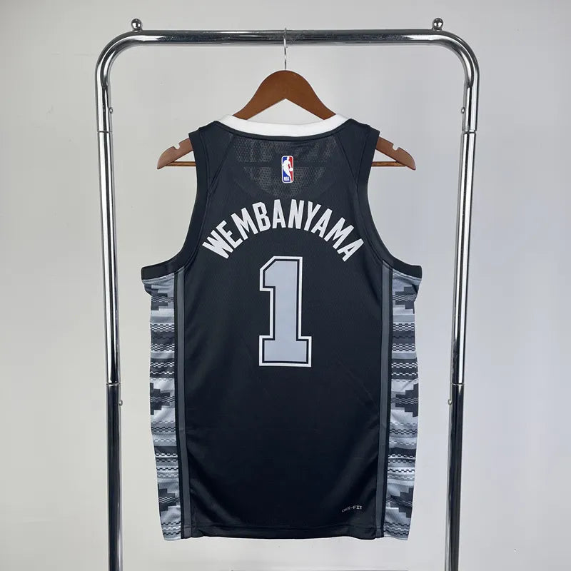 Maillot San Antonio Spurs 1 WEMBANYAMA NBA Basket