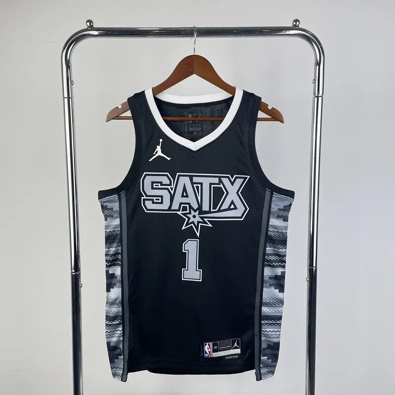 Maillot San Antonio Spurs 1 WEMBANYAMA NBA Basket