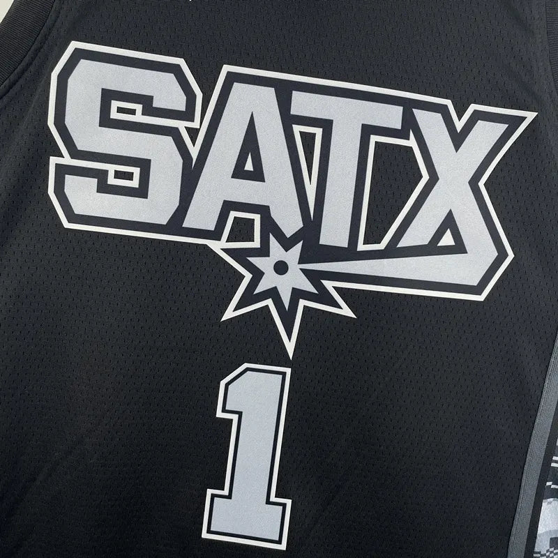 Maillot San Antonio Spurs 1 WEMBANYAMA NBA Basket