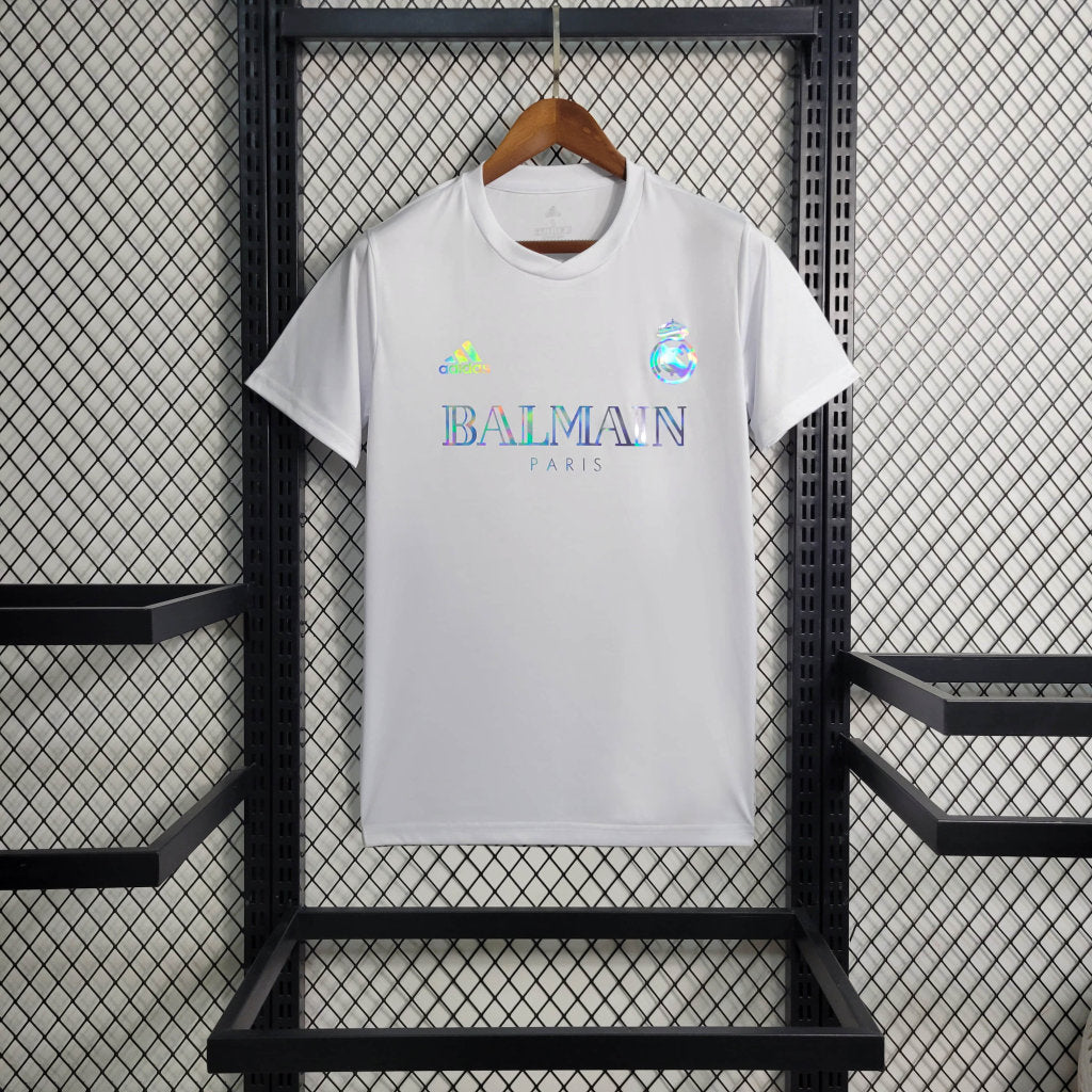 RLM Maillot foot Balmain blanc 2023 2024