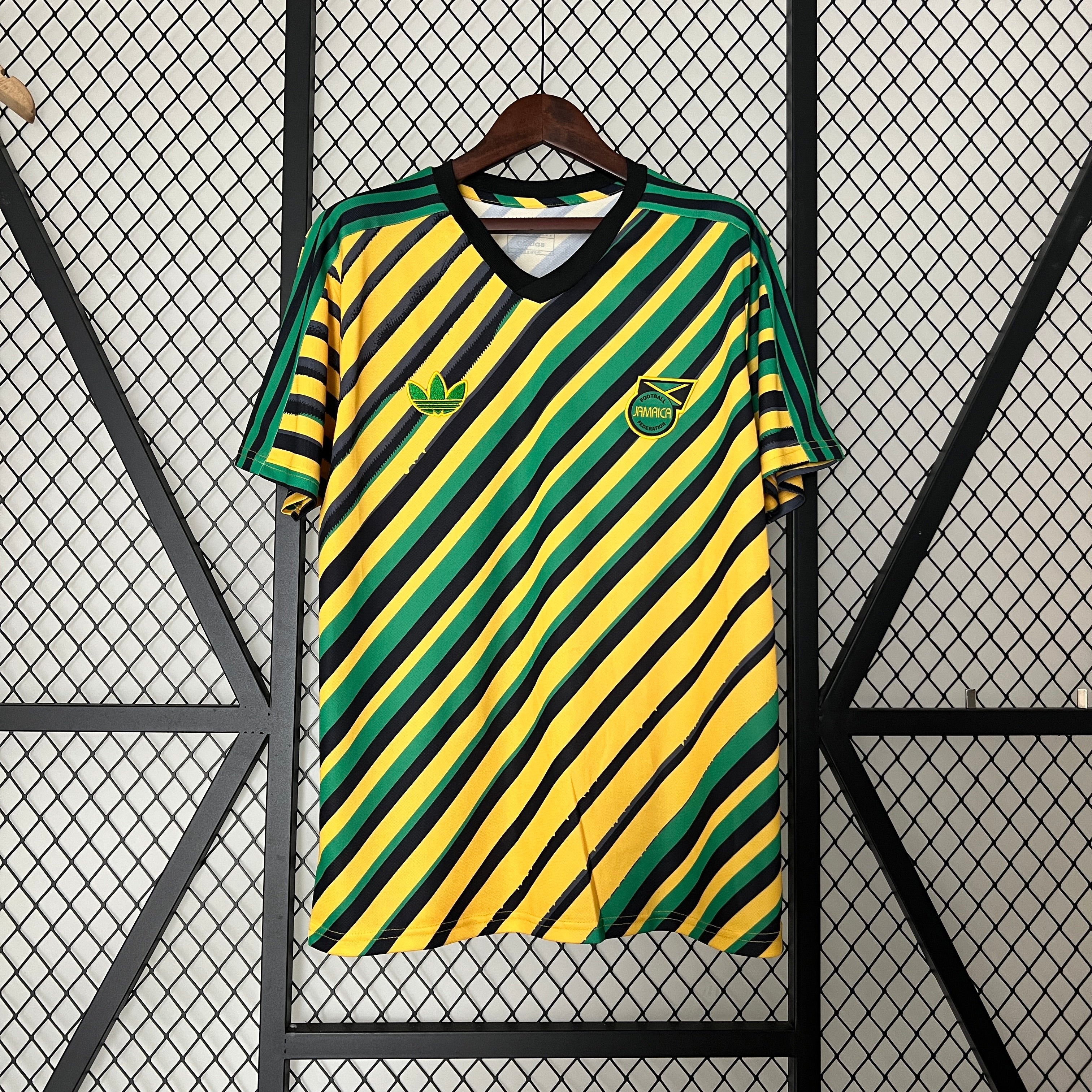 Jamaique maillot foot pre match 2024 2025