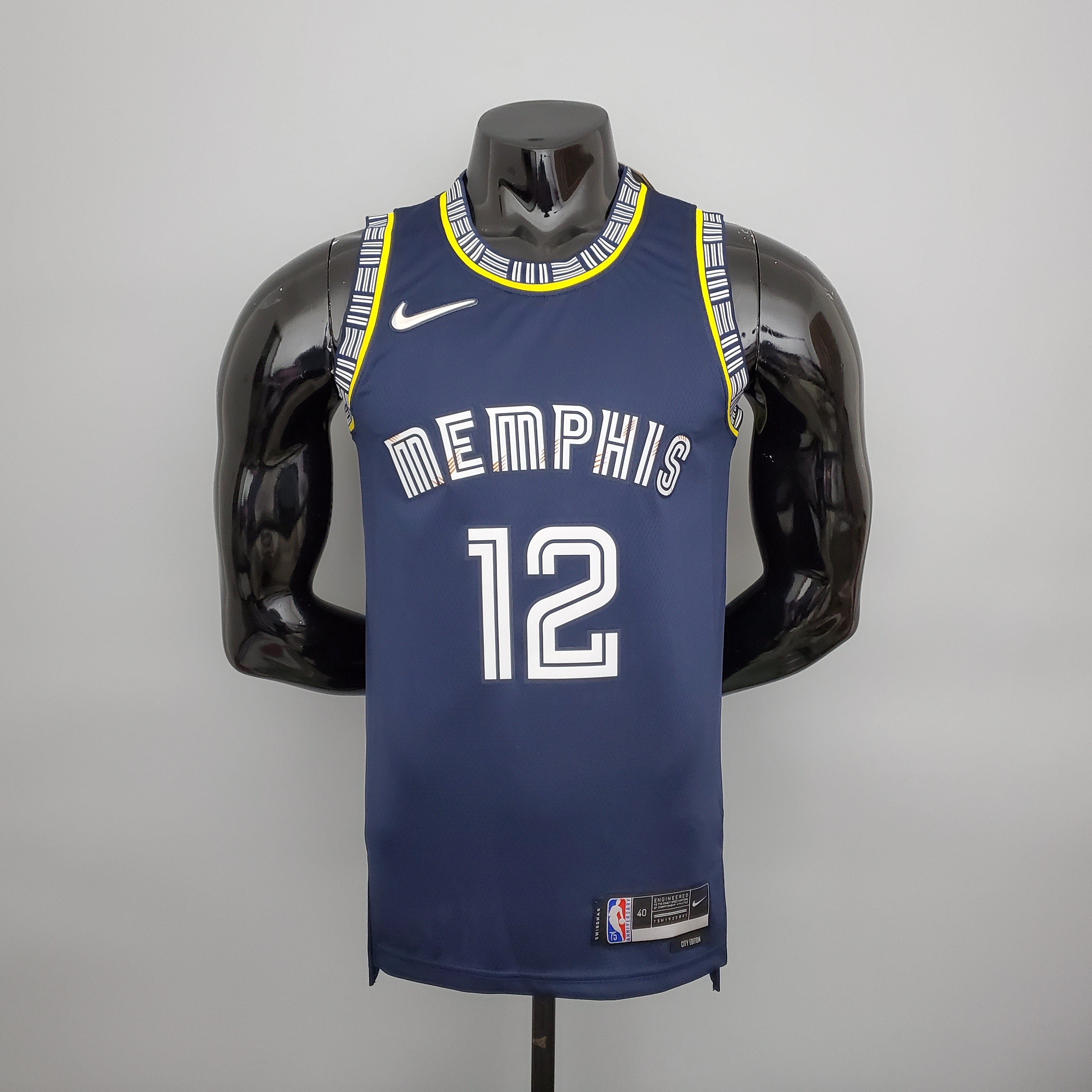 Maillot Memphis Grizzlies 12 Morant NBA Basket