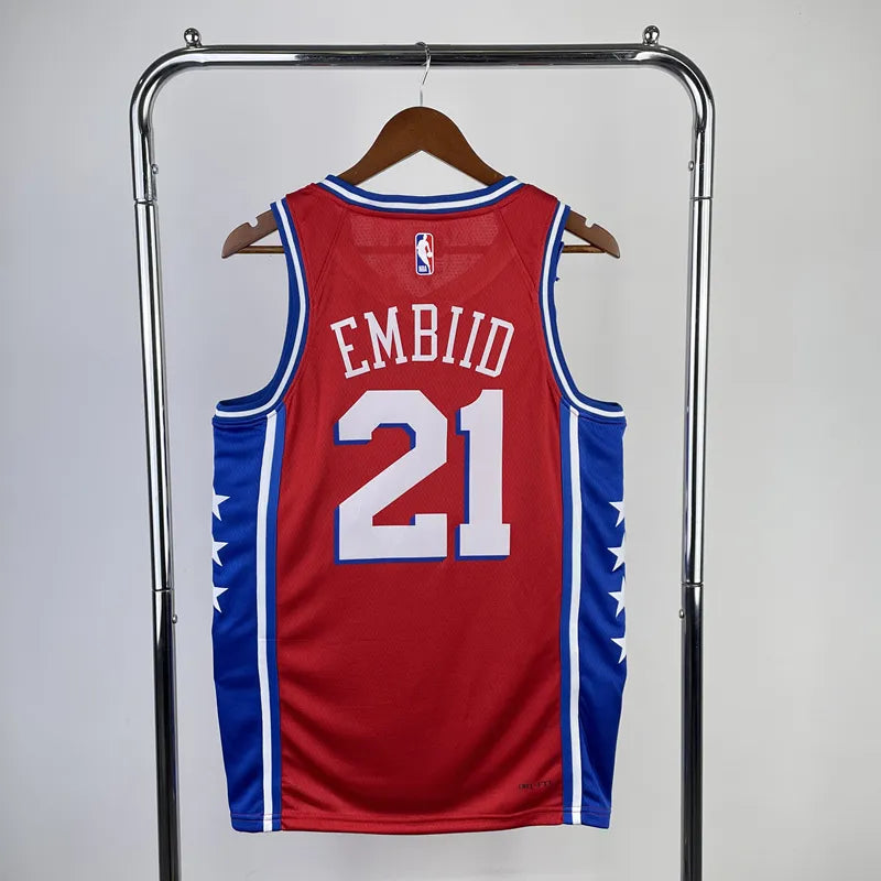 Maillot  Philadelphia 76ers EMBIID 21 NBA Basket