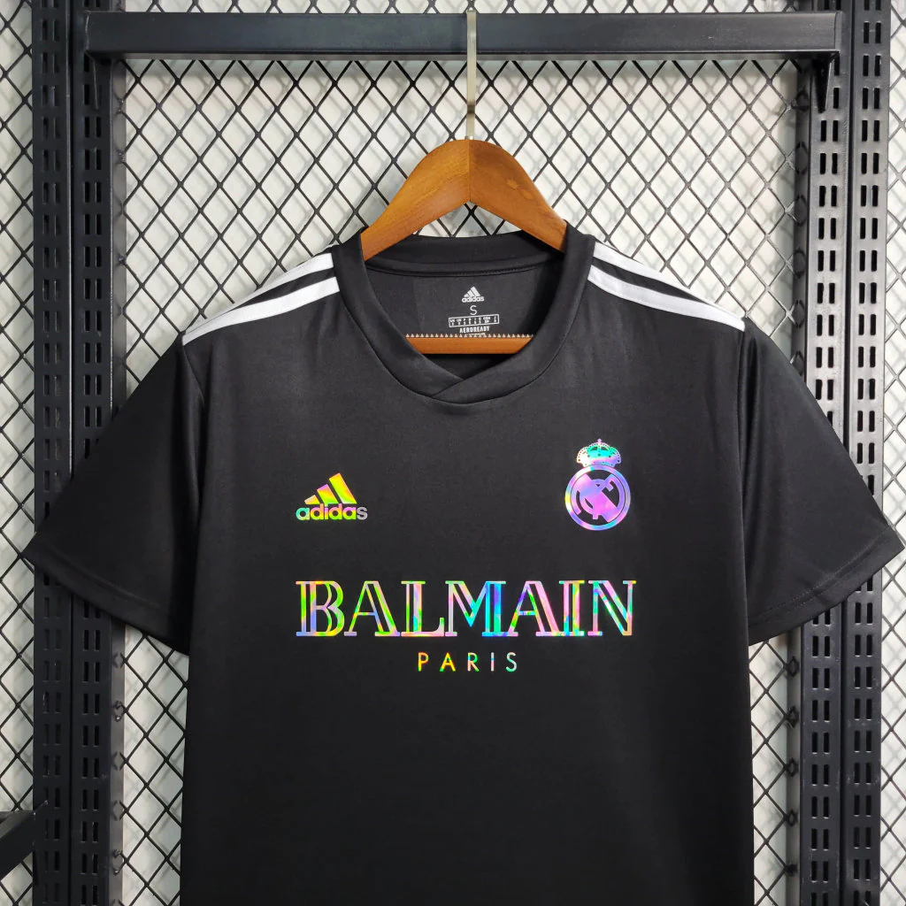 RLM Maillot foot Balmain Noir 2023 2024