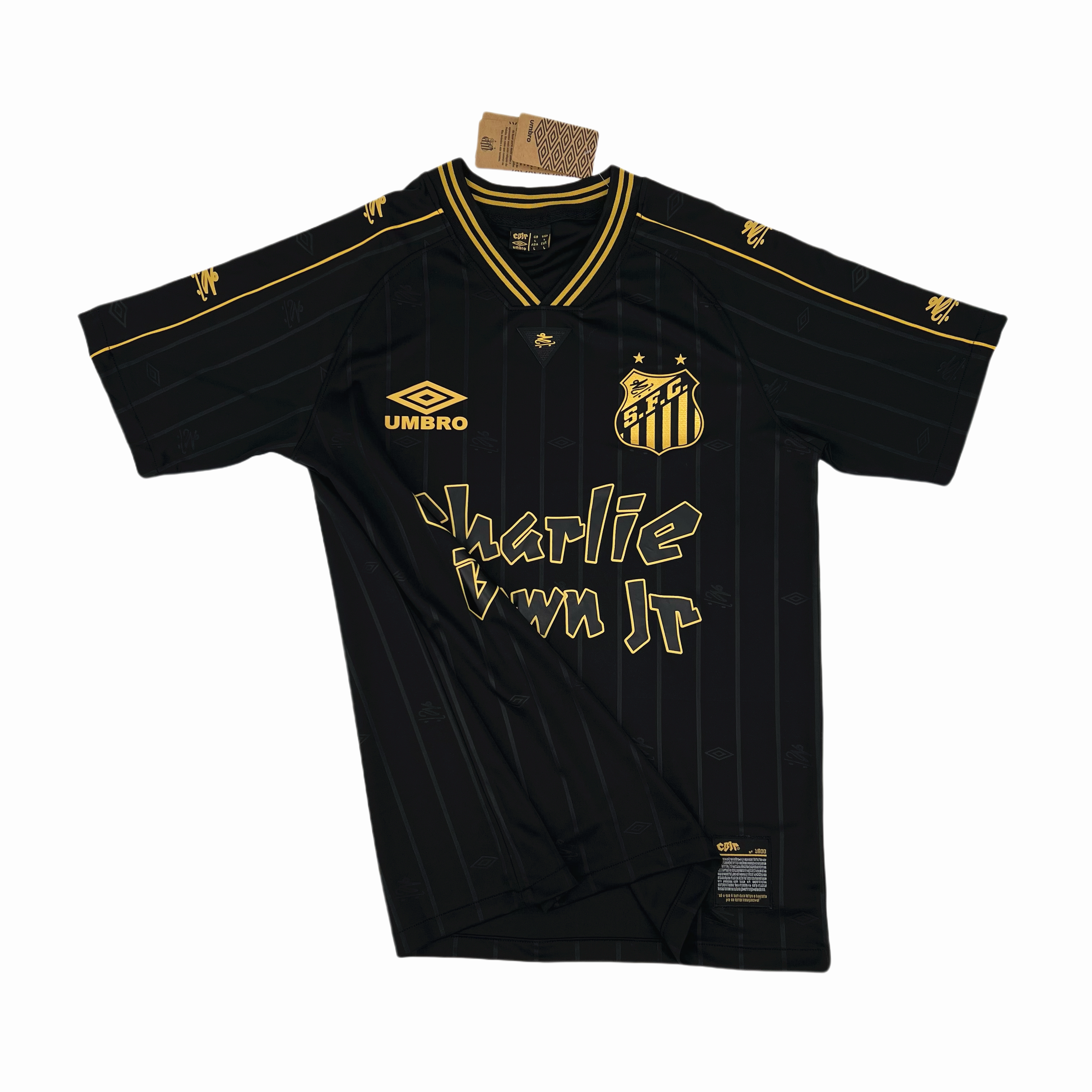 Santos FC Maillot Foot 2024 2025 Noir Charlie Brown Jr€14.99