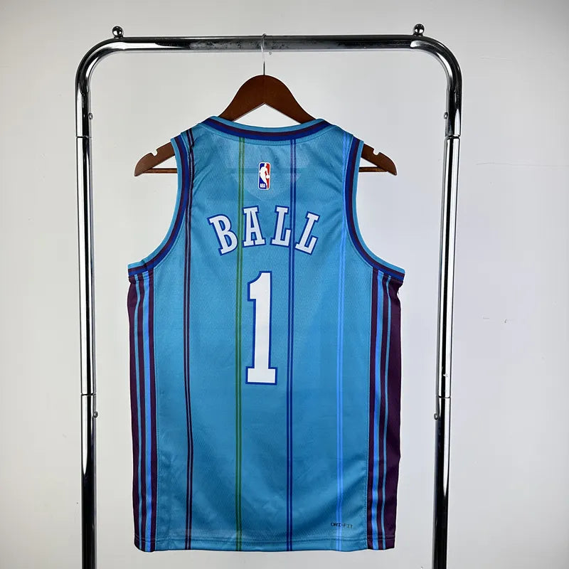 Maillot Charlotte Hornets BALL 1 NBA Basket 2023 2024€35.99