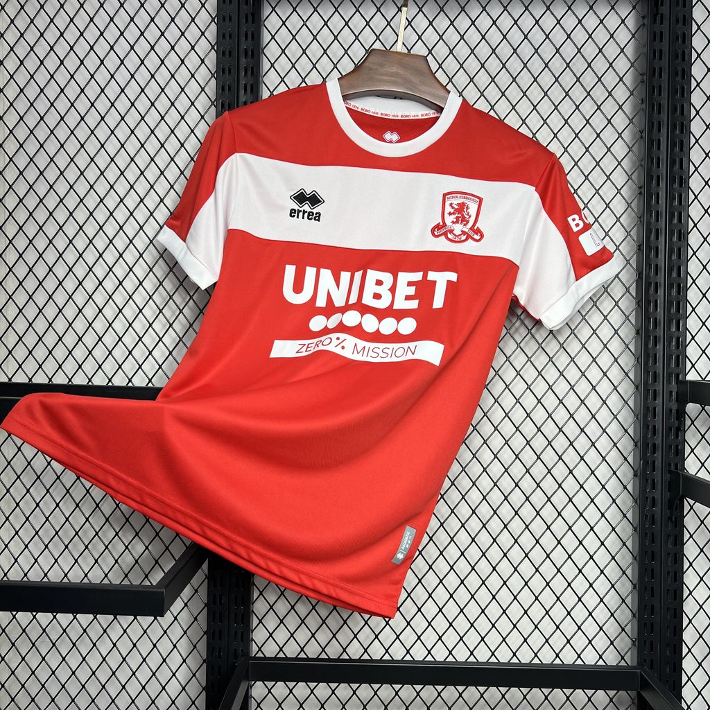 Middlesbrough maillot foot domicile 2024 2025€14.99