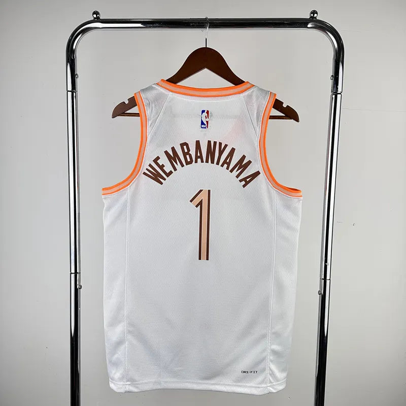 Maillot San Antonio Spurs 1 WEMBANYAMA NBA Basket€20.99