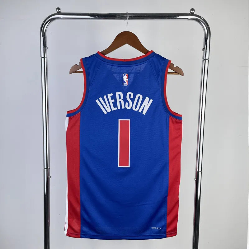Maillot Detroit Pistons IVERSON 1 NBA Basket 2023 2024€35.99