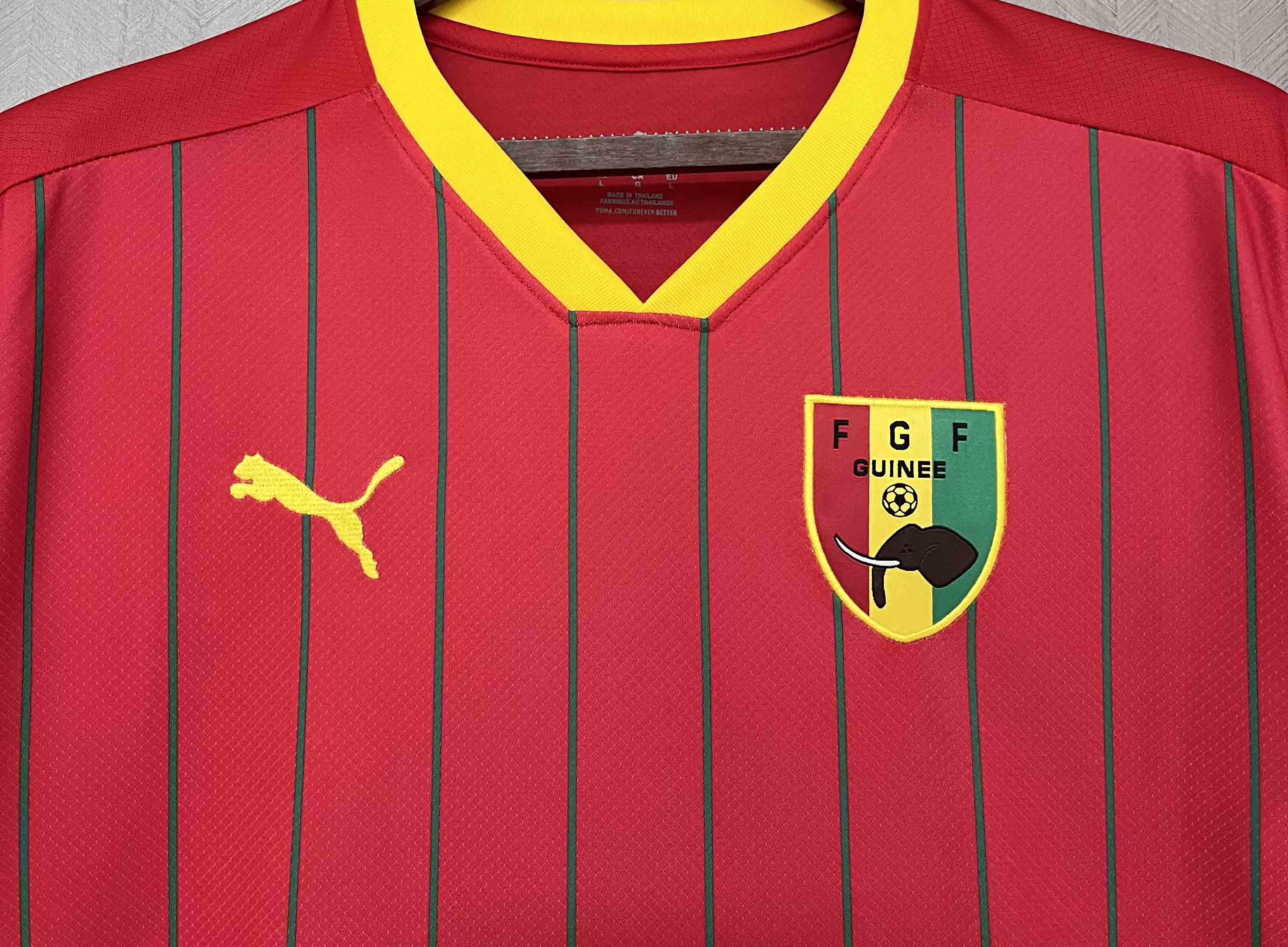Guinée maillot foot domicile 2024 2025
