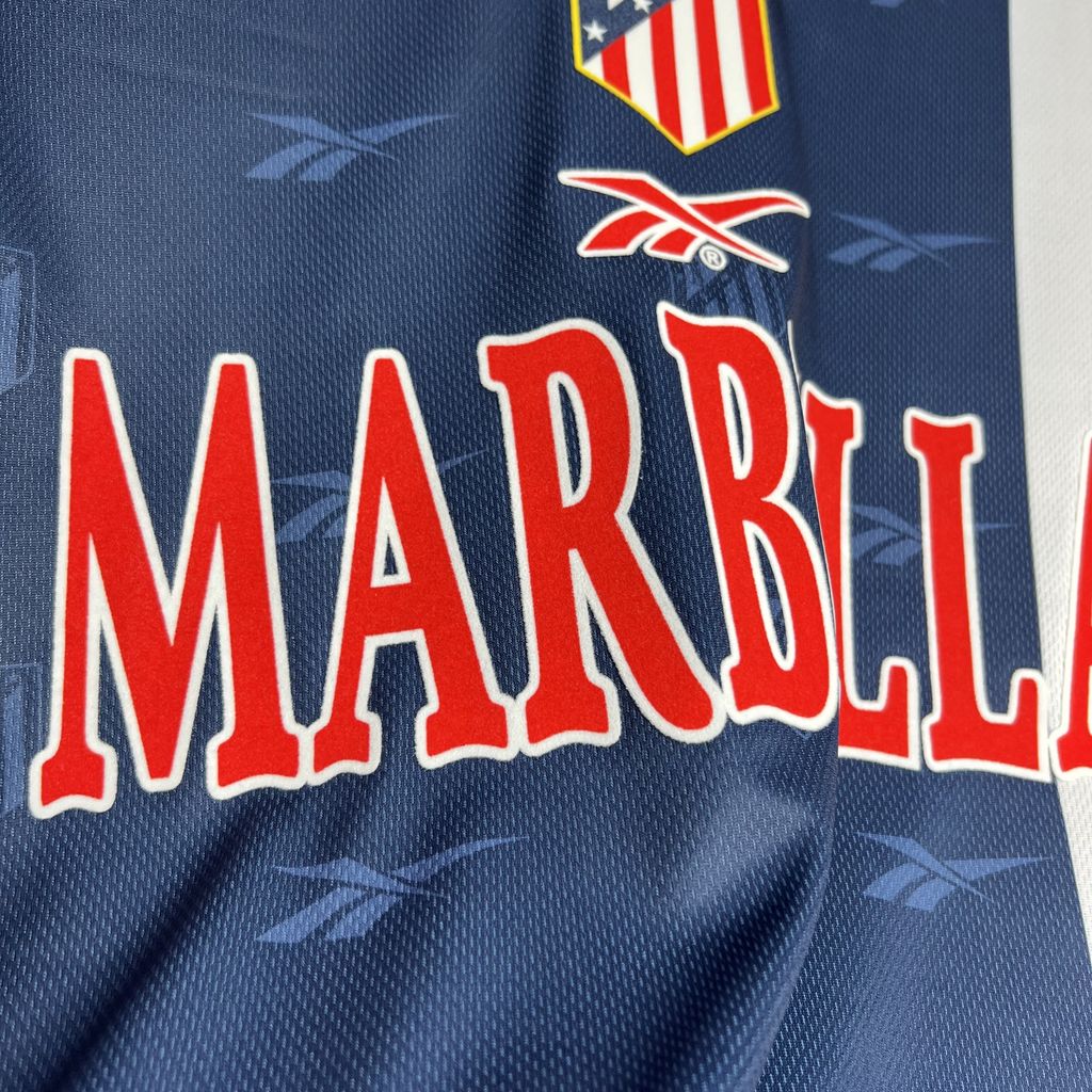 Atletico Madrid maillot foot rétro 1998 1999