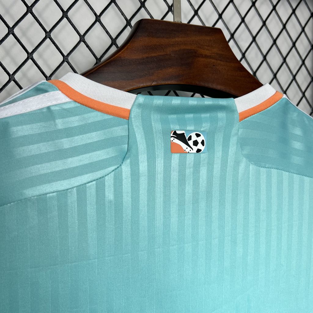 Inter Miami Maillot foot 2024 2025  Third Vert  Bleu Version Retro