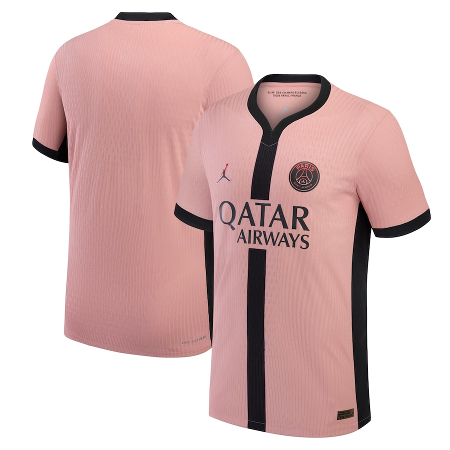 Paris Saint Germain PSG maillot foot 2024 2025 third rose