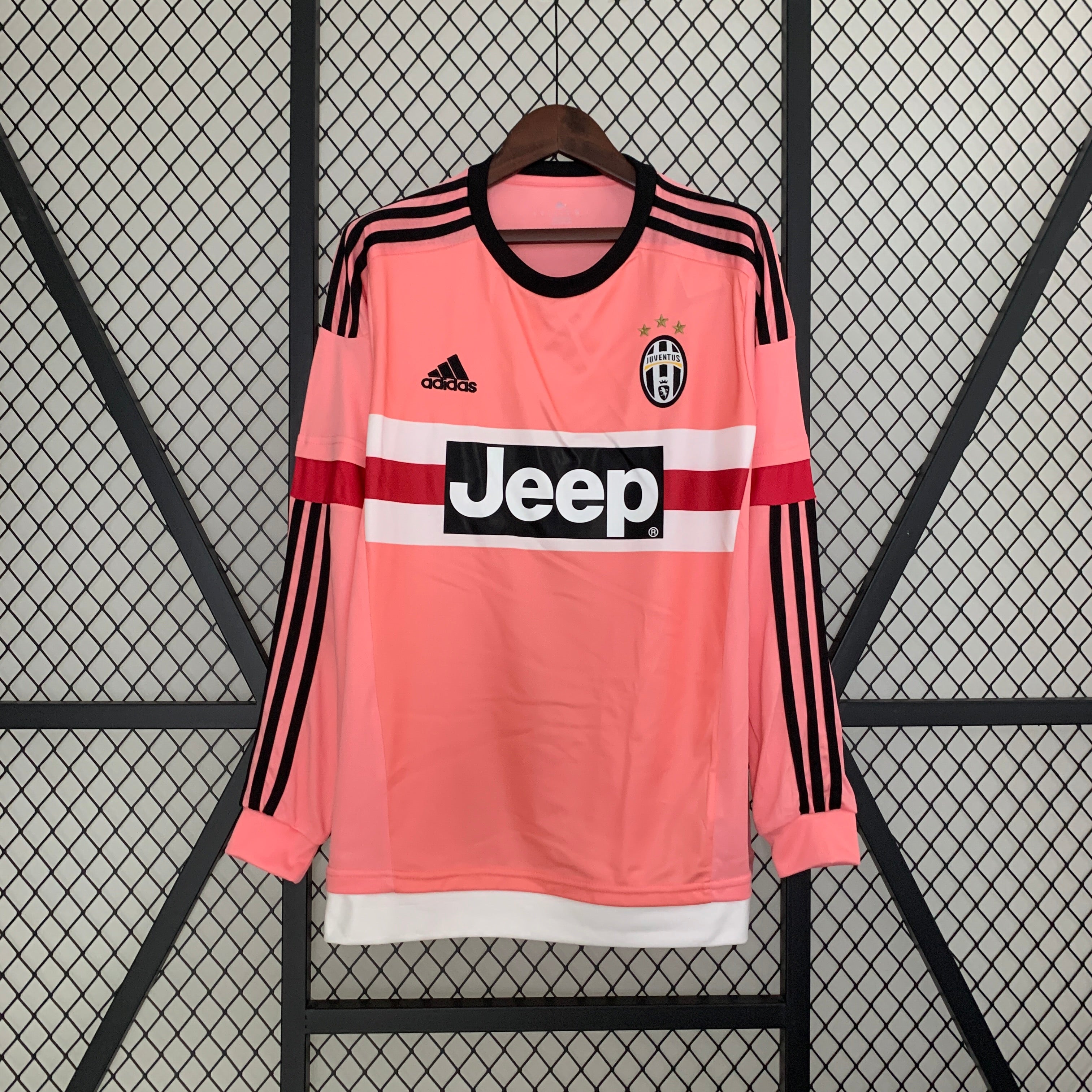 Juventus maillot foot Retro 2015 2016 Manches Longues