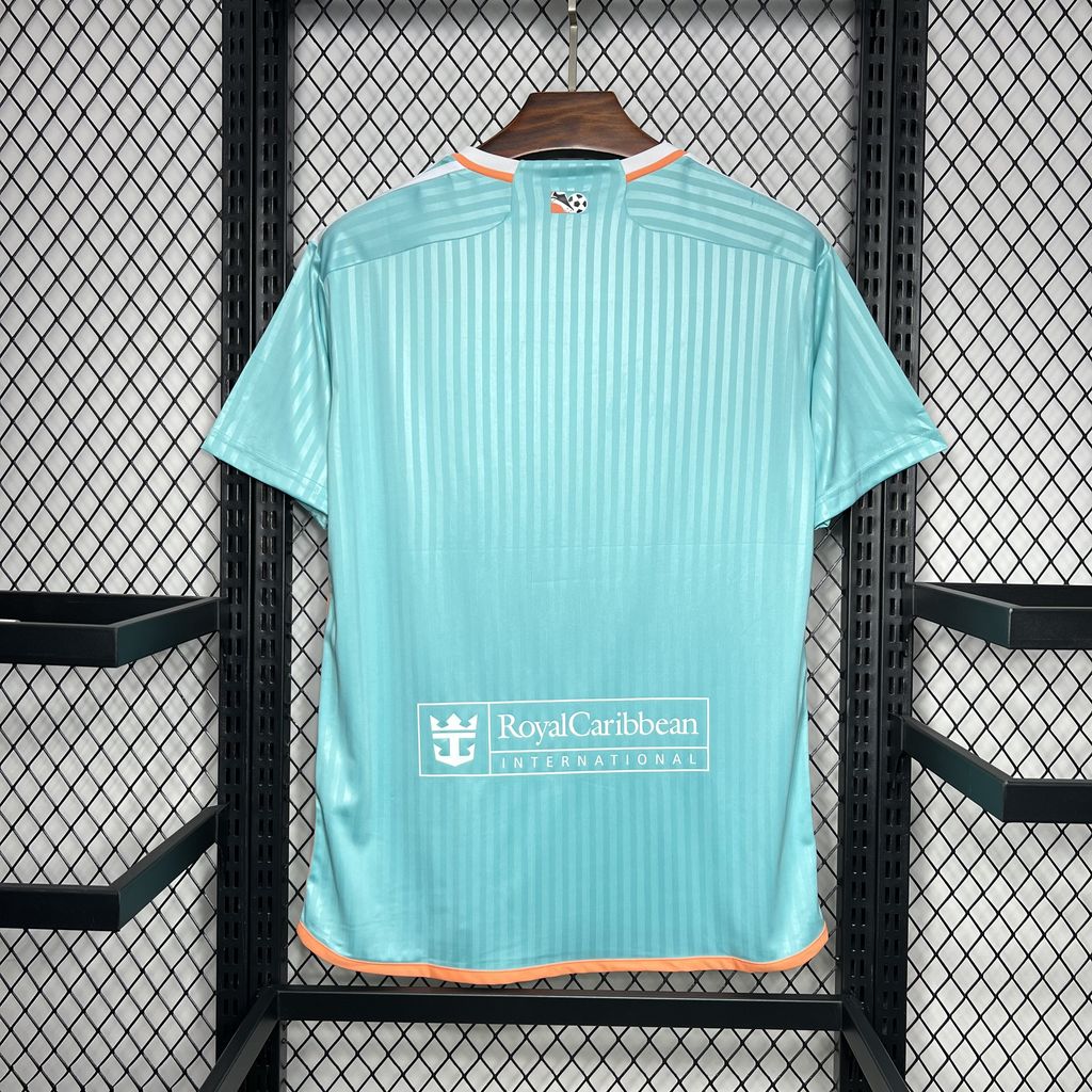 Inter Miami Maillot foot 2024 2025  Third Vert  Bleu Version Retro
