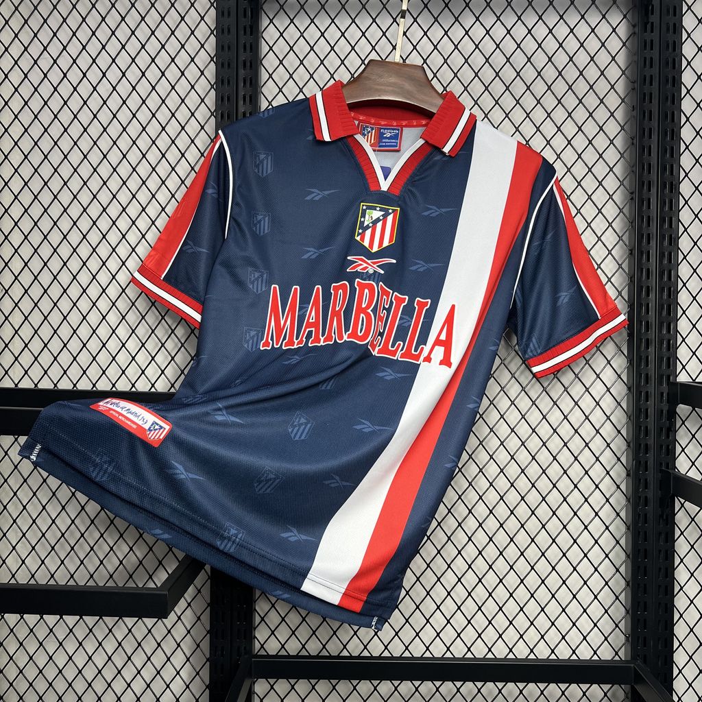 Atletico Madrid maillot foot rétro 1998 1999