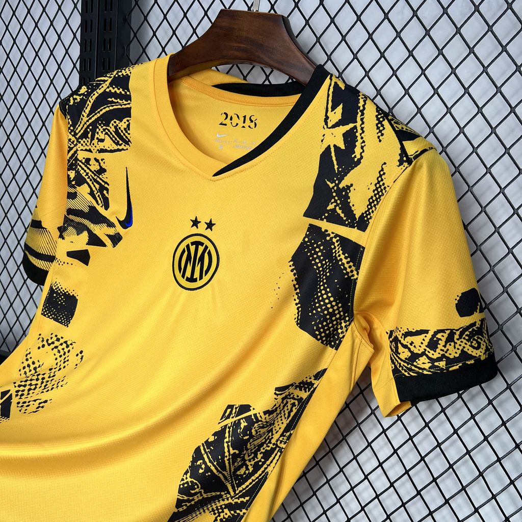 Inter Milan maillot foot third 2024 2025 jaune