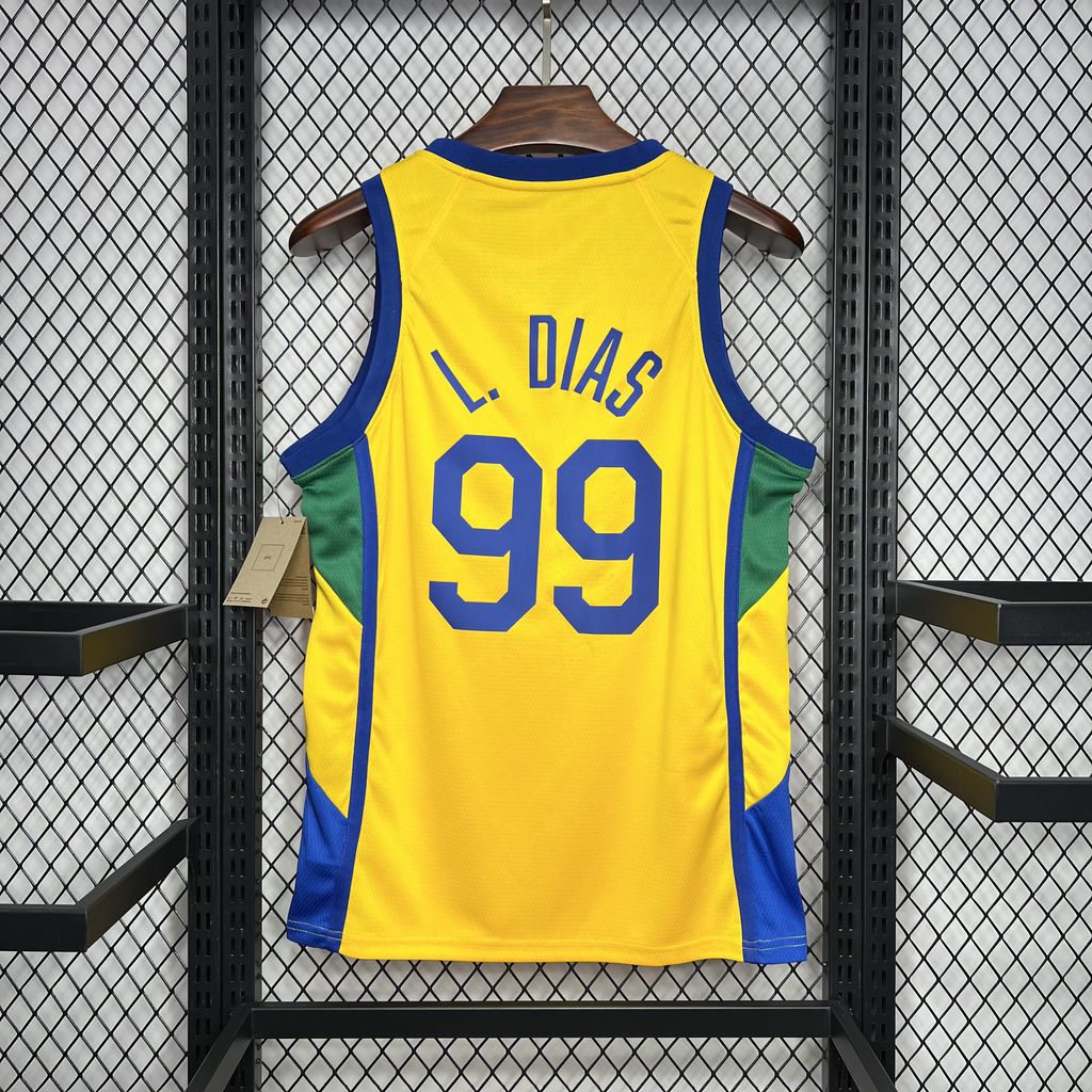 Maillot Brésil 99 L. DIAS NBA Basket€19.99