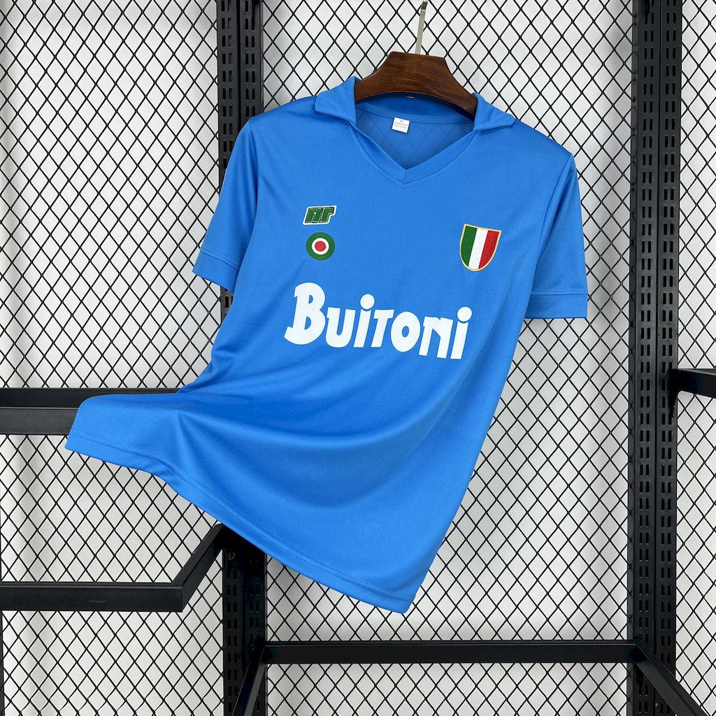 Naples maillot foot 1987 1988 retro