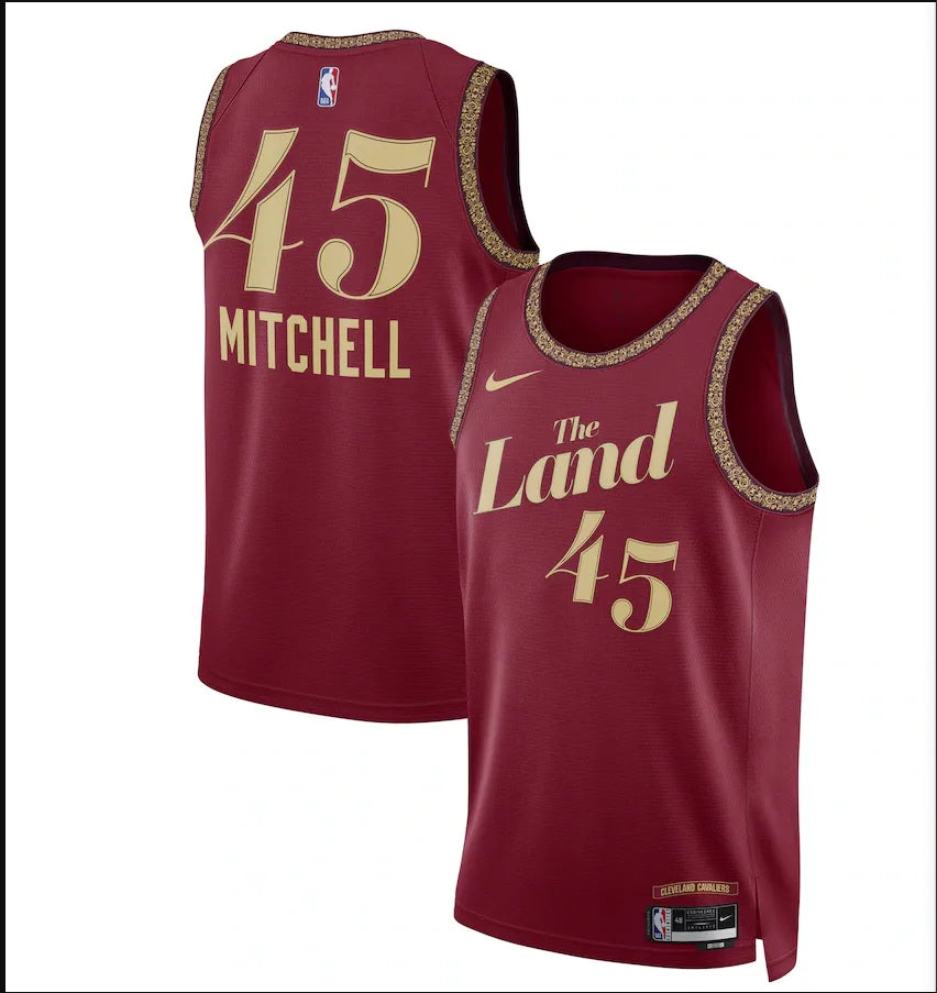 Maillot Cleveland Cavaliers MITCHELL 45 NBA Basket€20.99