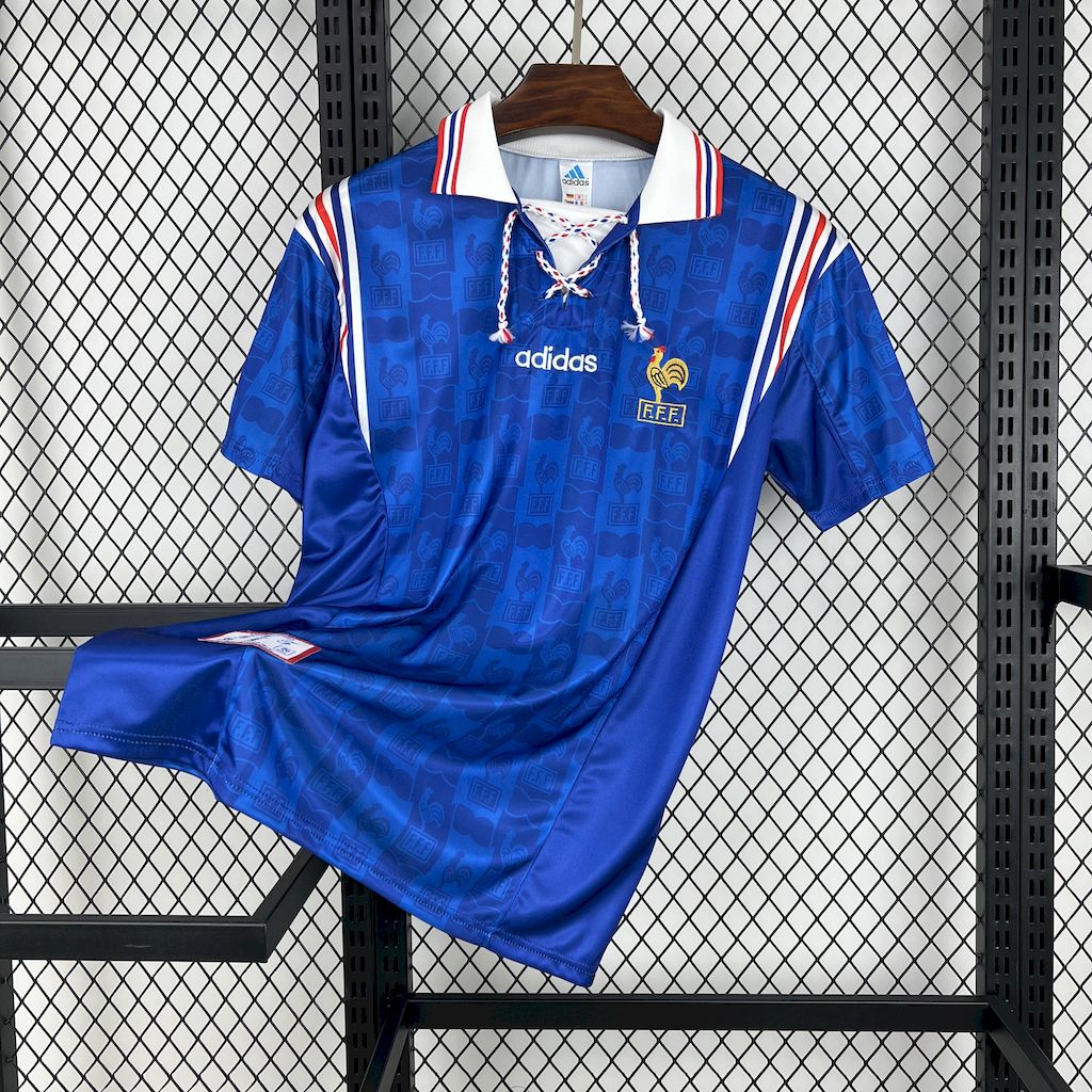 Équipe de France maillot foot 1996 retro€20.99