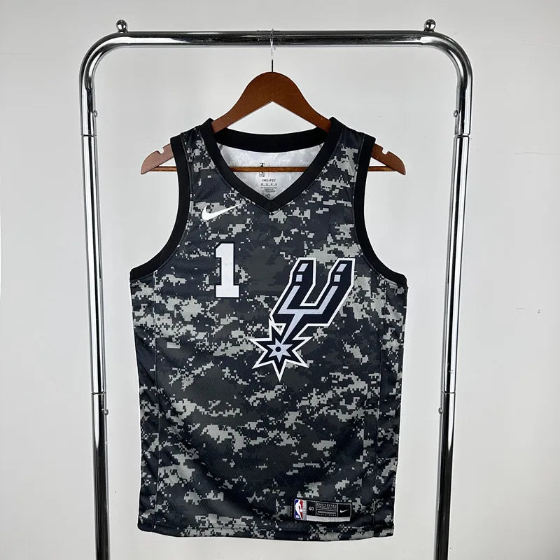 Maillot San Antonio Spurs 1 WEMBANYAMA NBA Basket€20.99