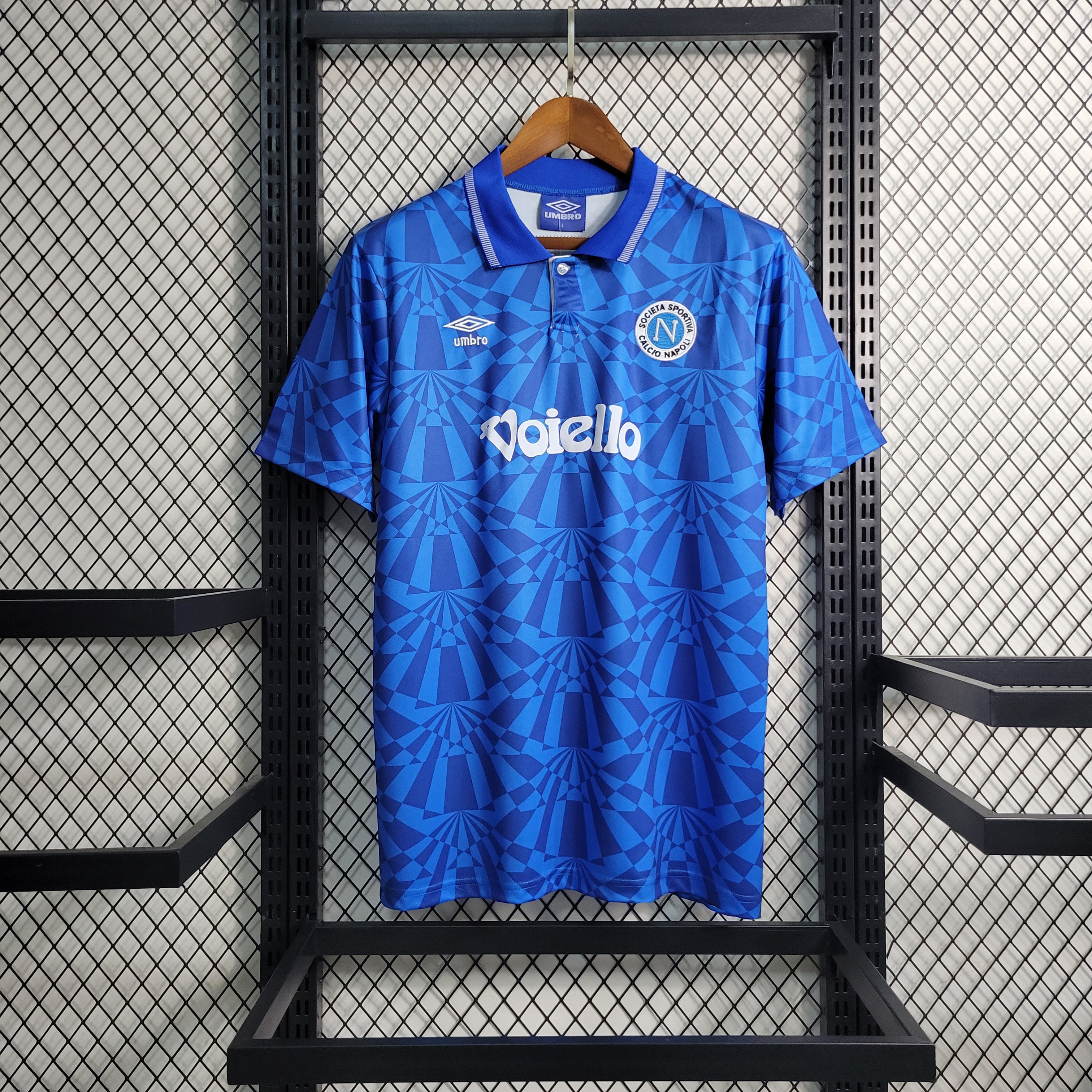 Naples Maillot Retro 1991 1993 Domicile