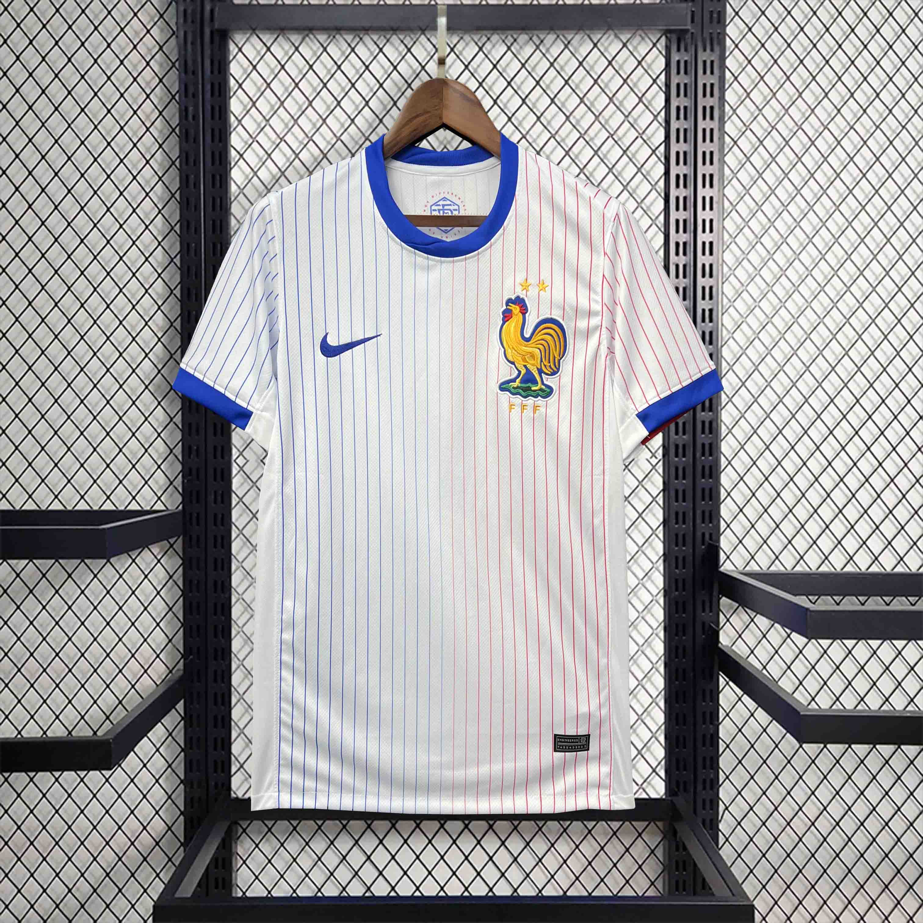 Équipe de France maillot foot extérieur 2024 2025 EURO2024€14.99
